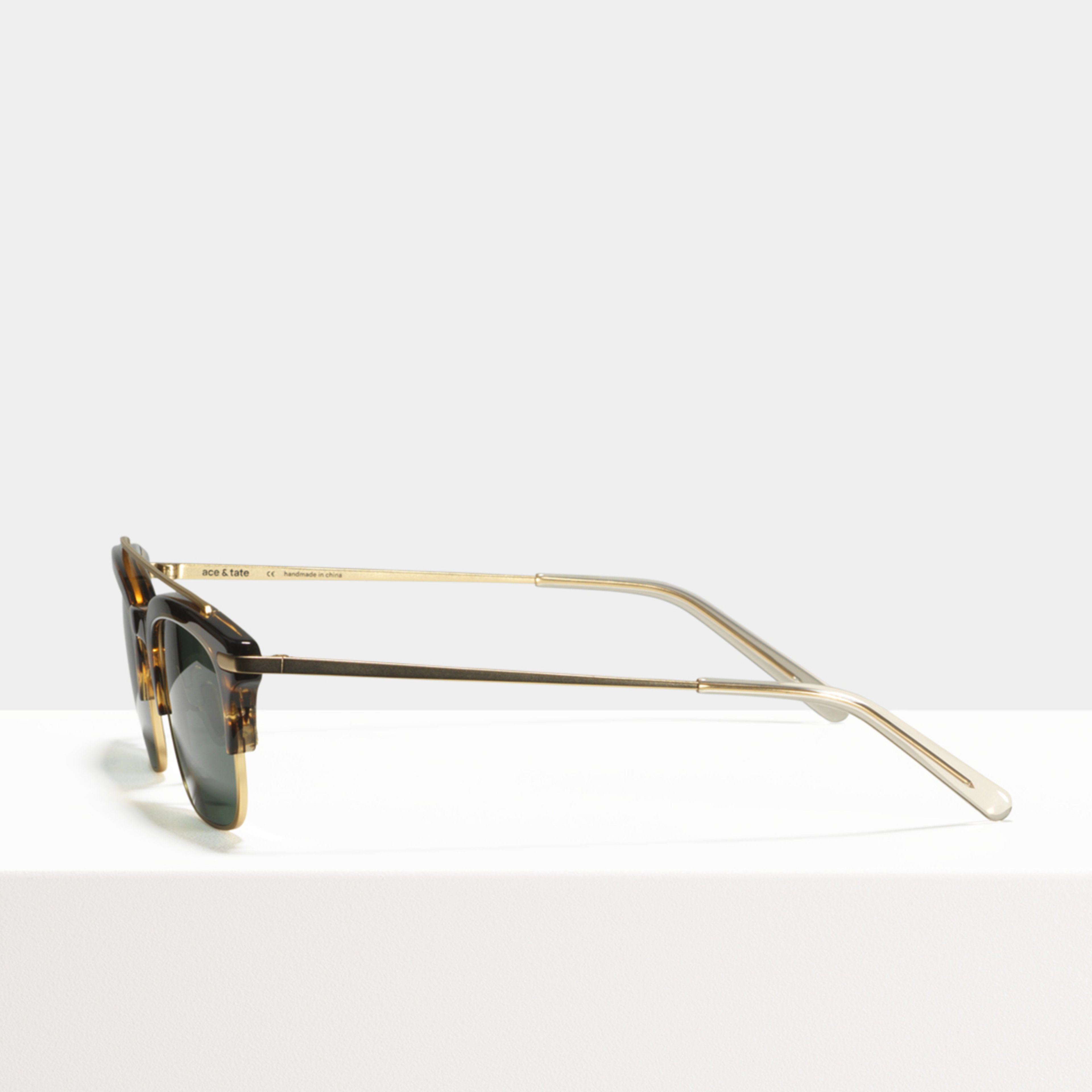 Ace & Tate Sunglasses | rectangle combi in Brown, Orange