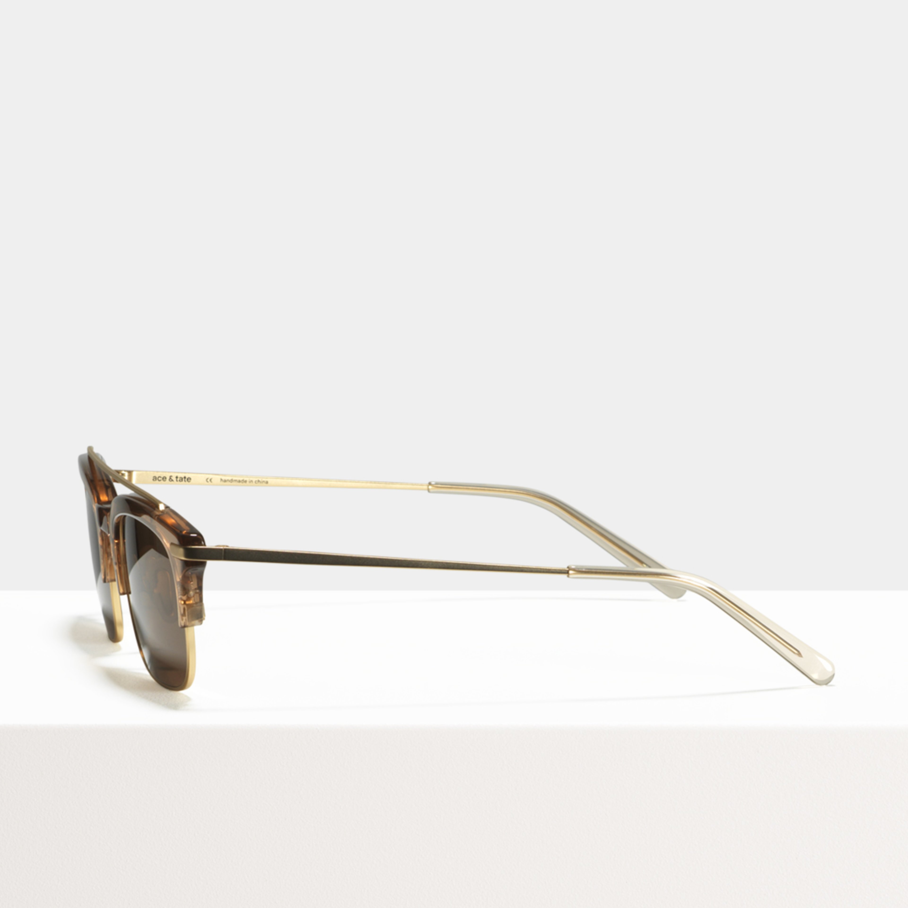 Ace & Tate Sonnenbrillen | rechteckig Verbund in Braun