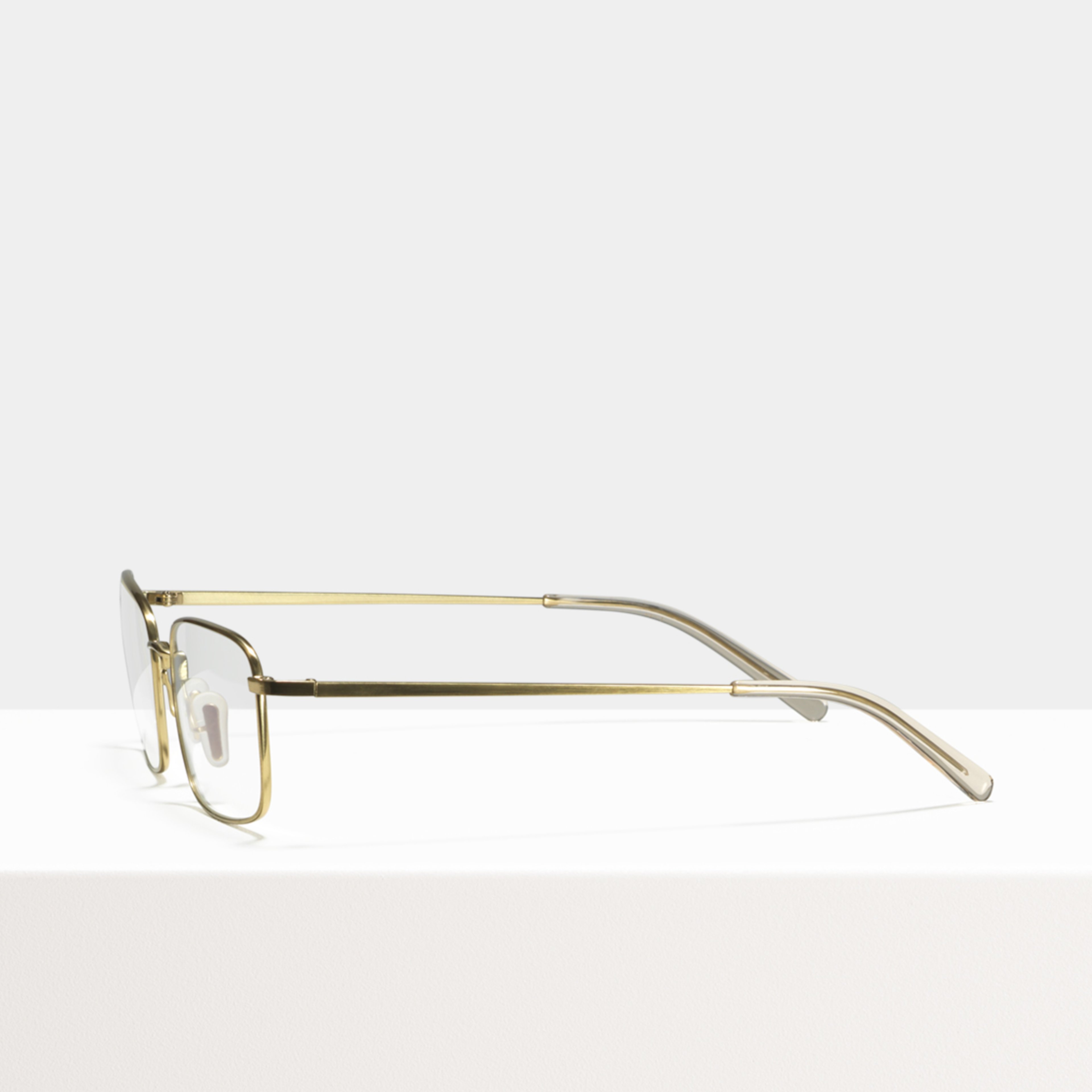Ace & Tate Glasses | rectangle titanium in Gold