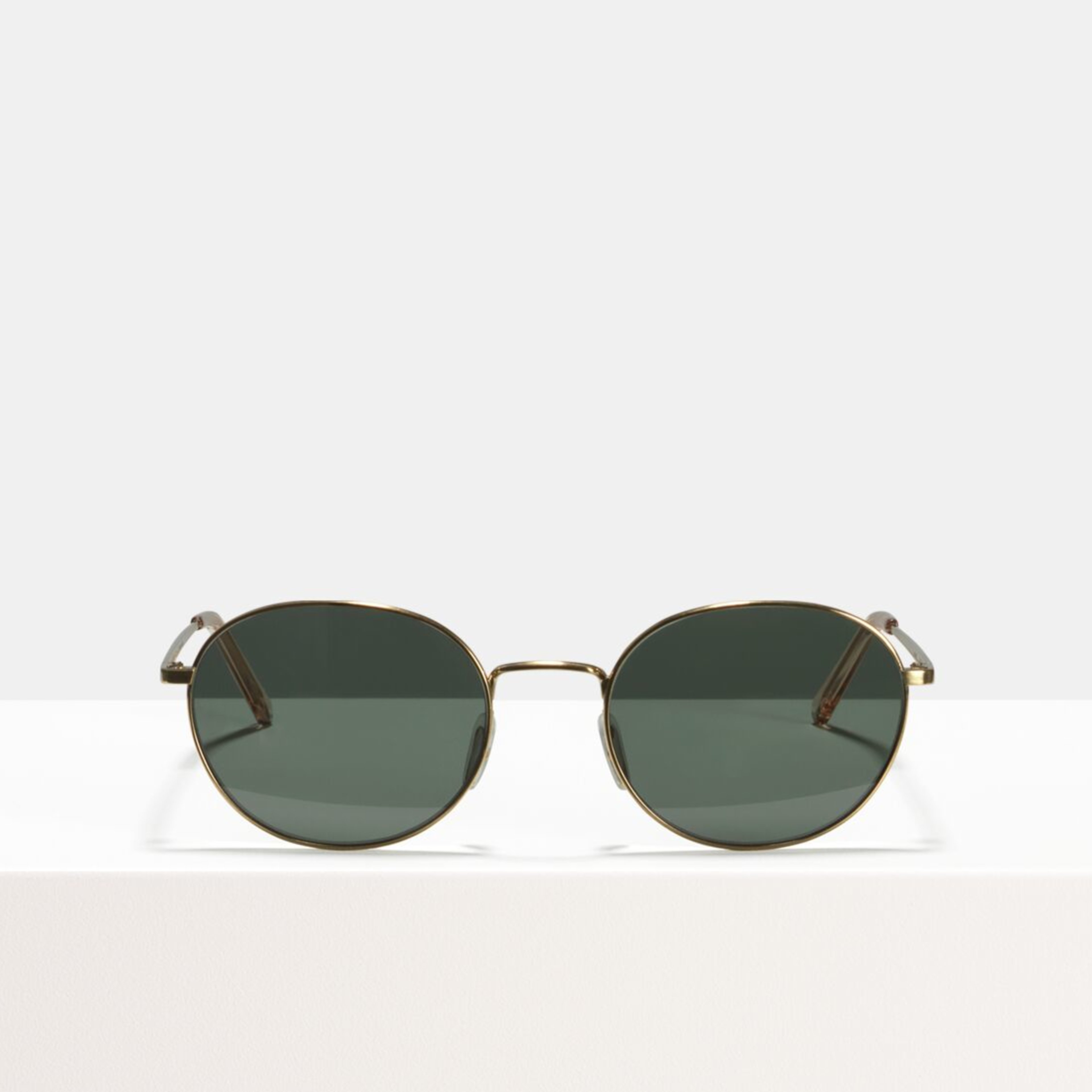 Ace & Tate Solaires | oval métal in Or