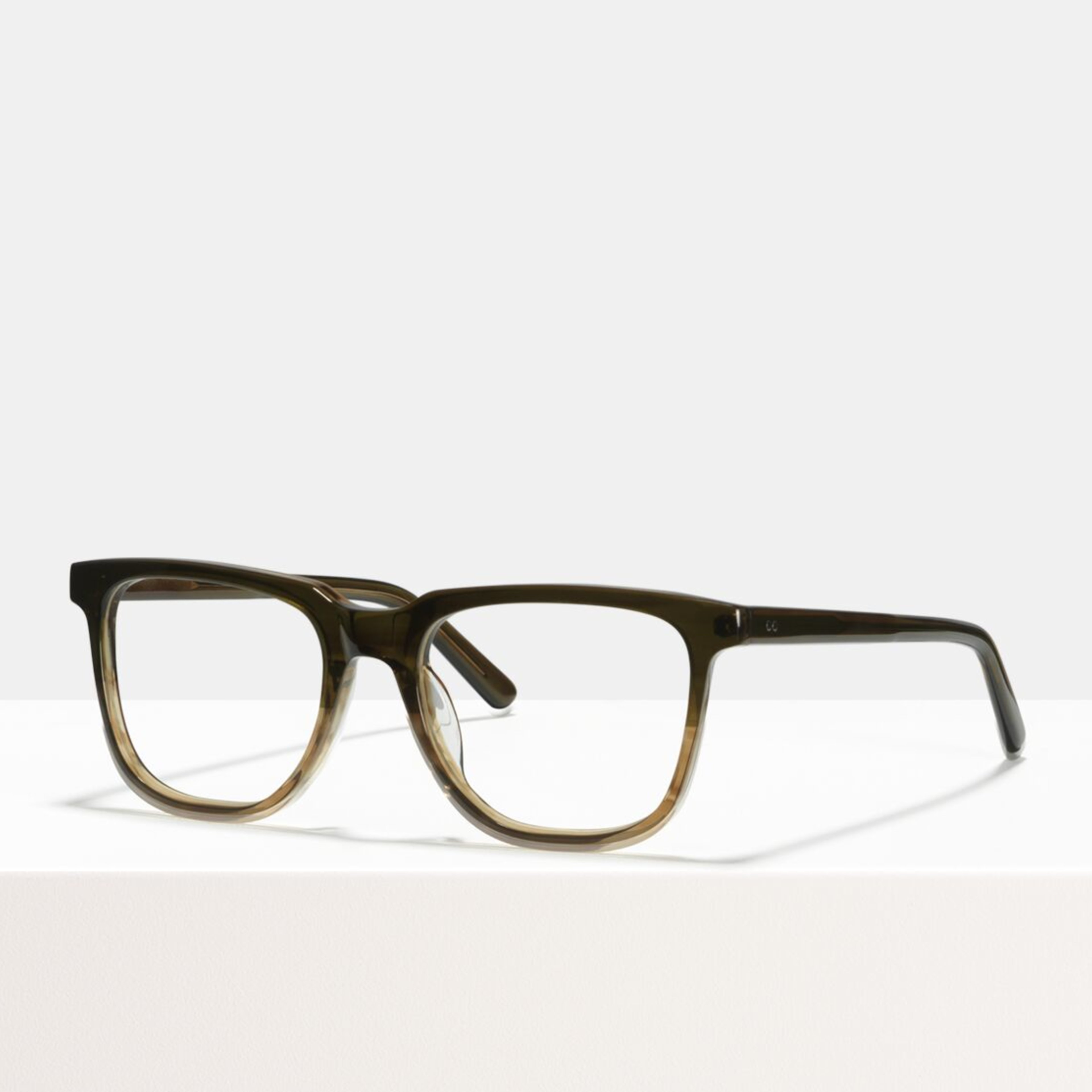 Ace & Tate Glasses | rectangle acetate in Brown, Green