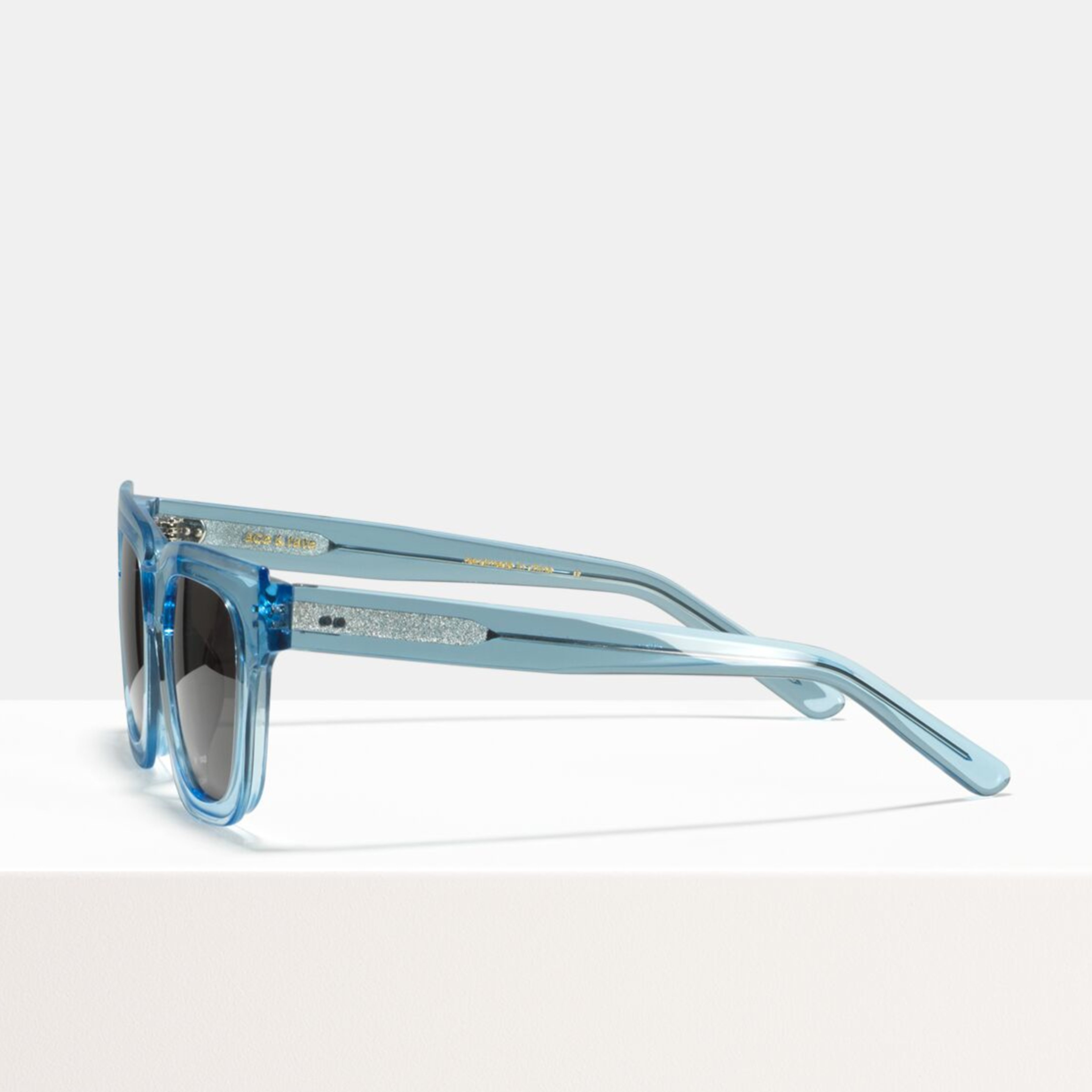 Ace & Tate Sunglasses | square bio acetate in Blue