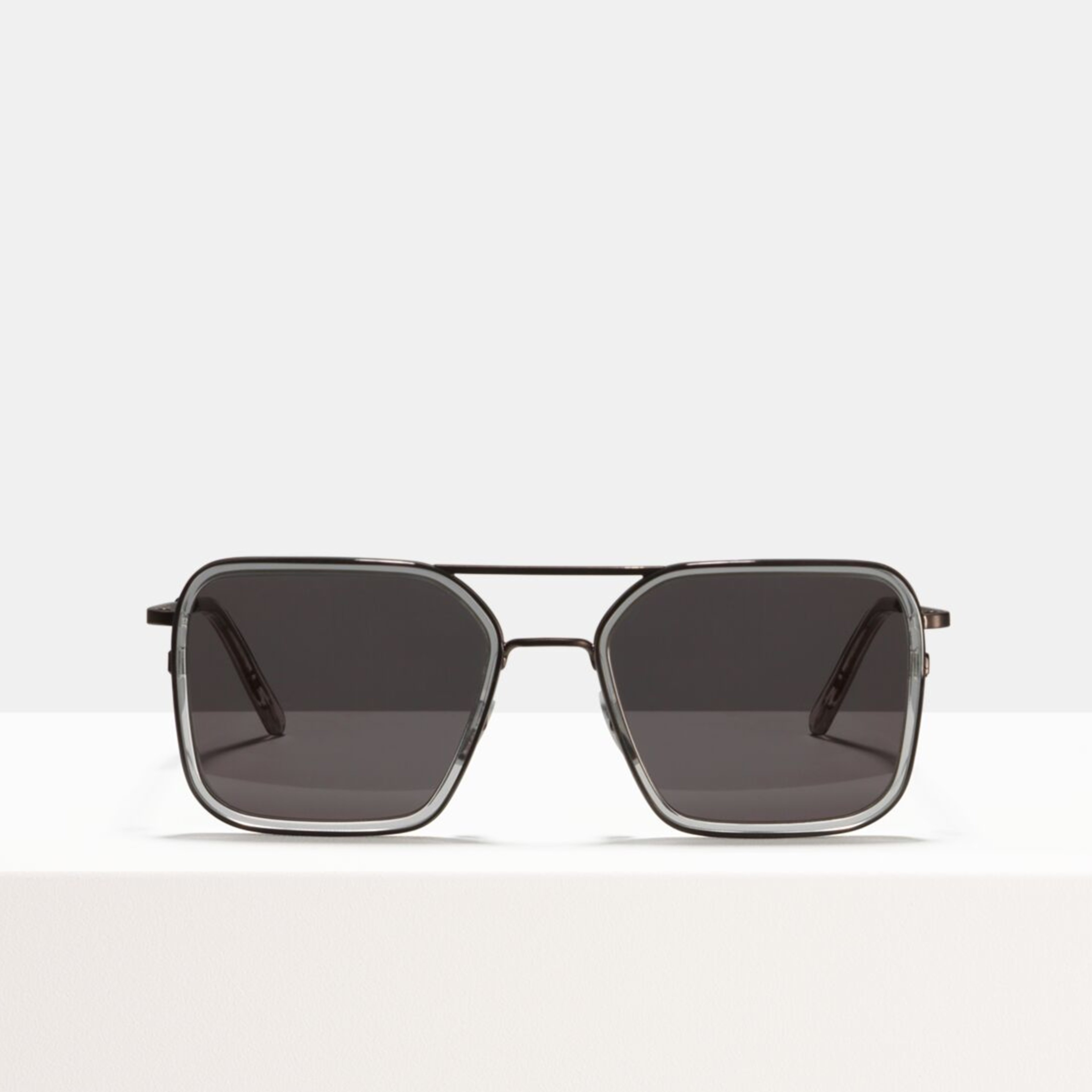 Ace & Tate Sunglasses | square acetate in Grey