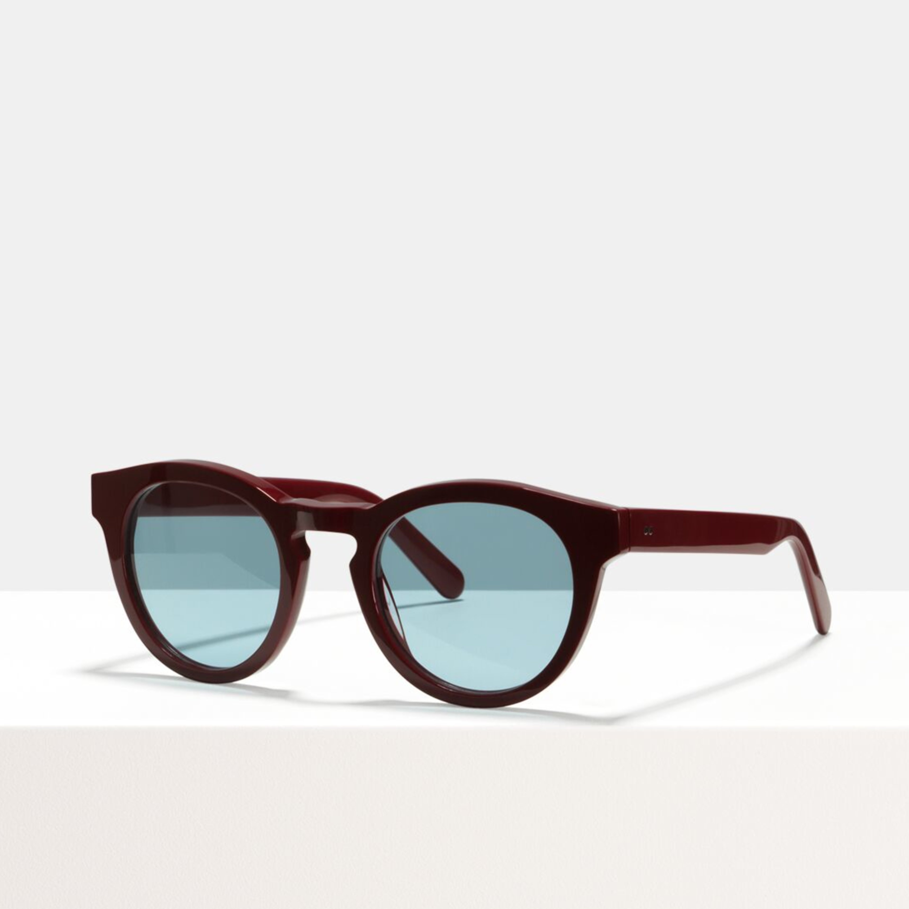 Ace & Tate Sunglasses | round recycled in Red