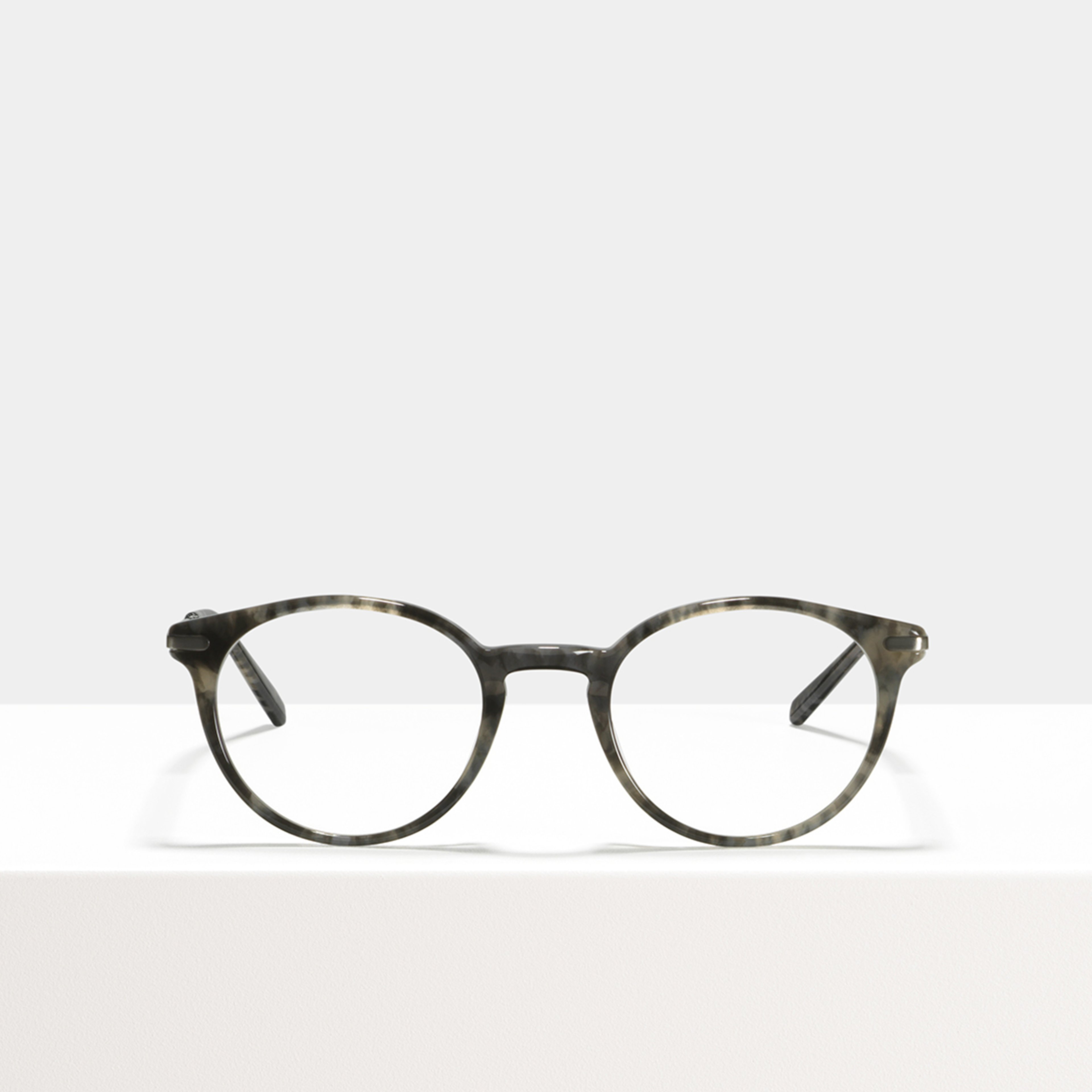 Ace & Tate Glasses | round acetate in Grey