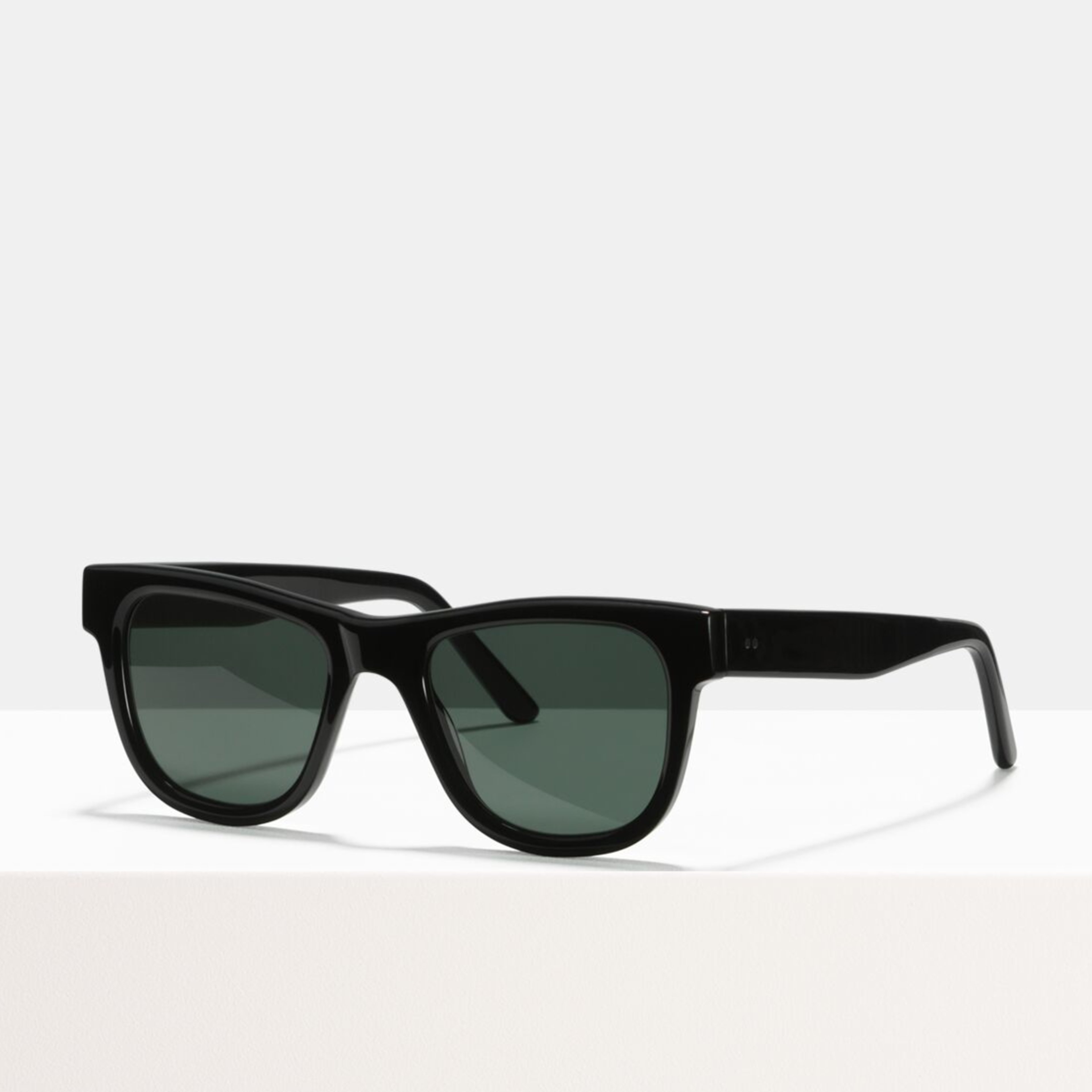 Ace & Tate Sunglasses | rectangle acetate in Black