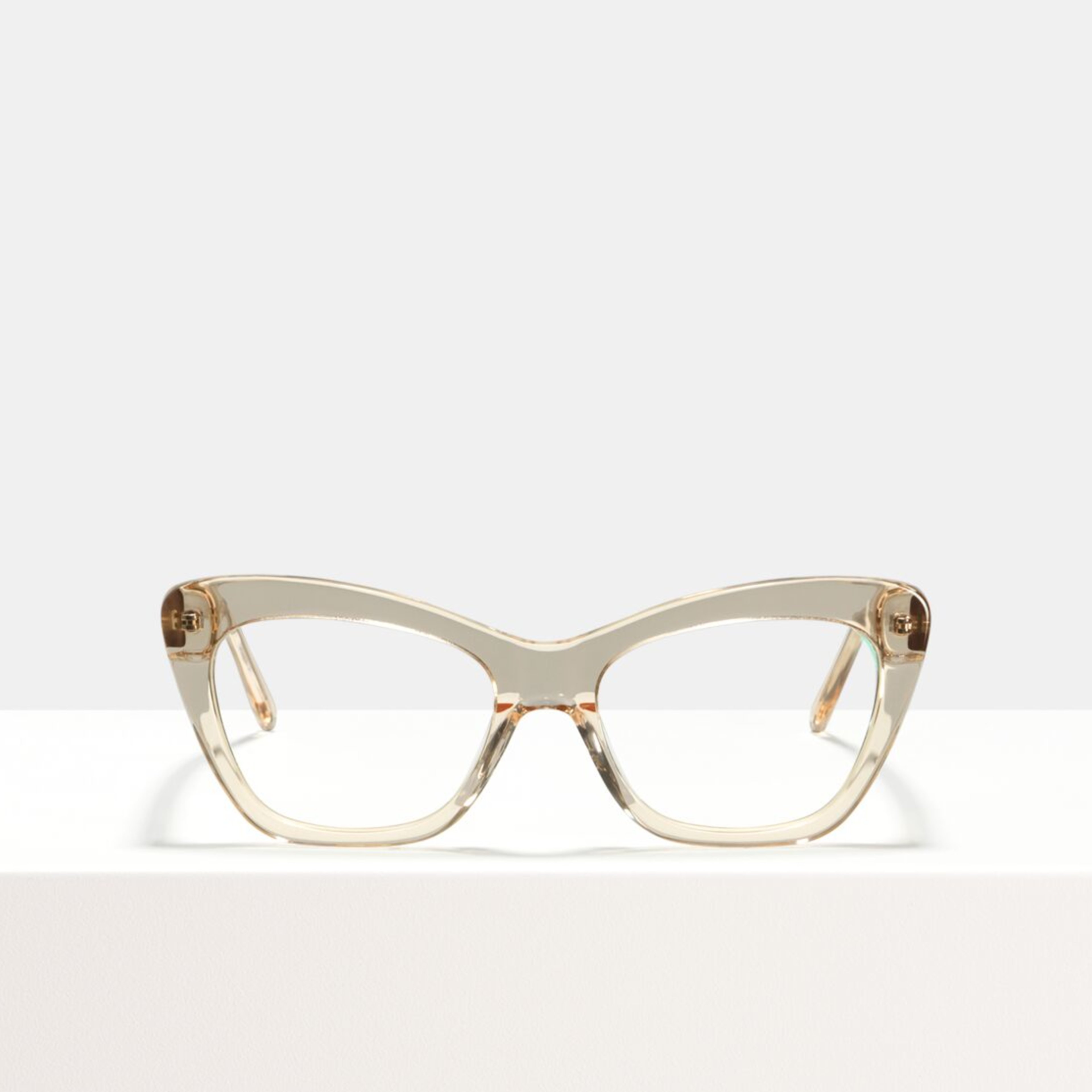 Ace & Tate Glasses | rectangle acetate in Clear