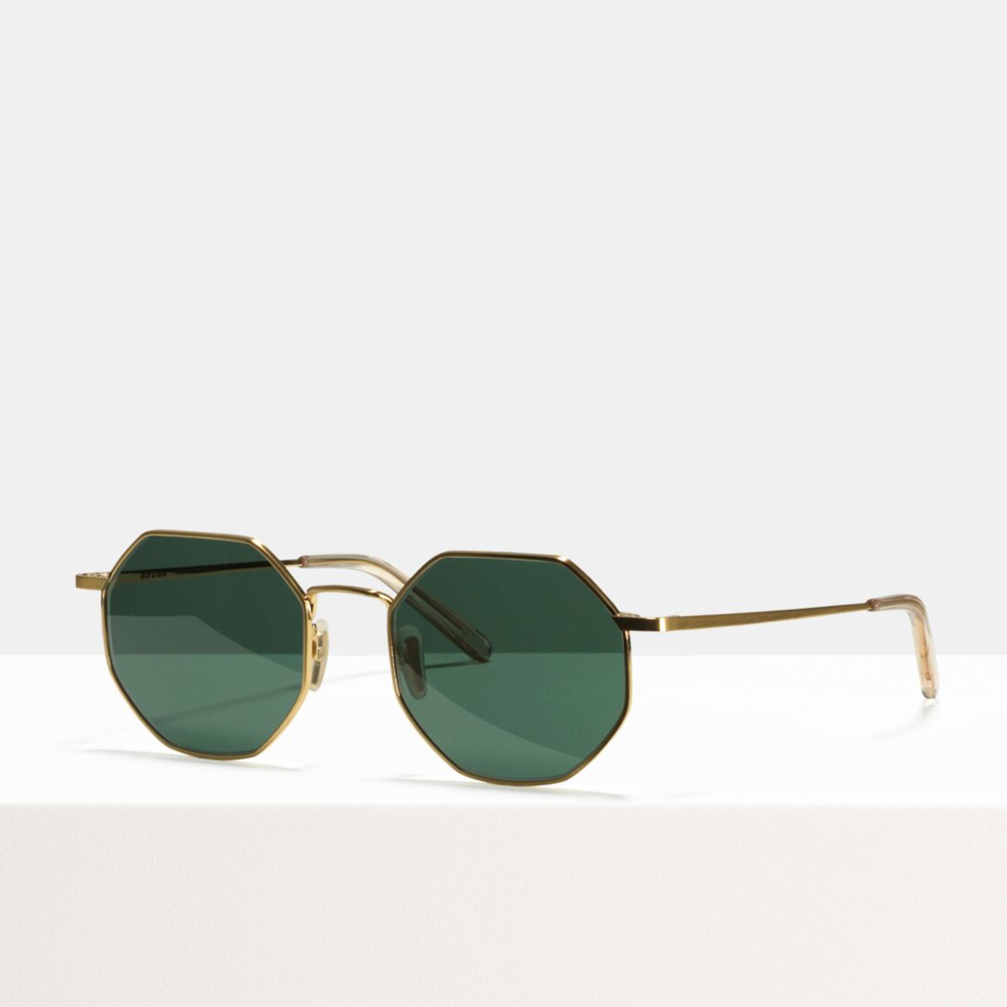 Ace & Tate Solaires | hexagonal métal in Or