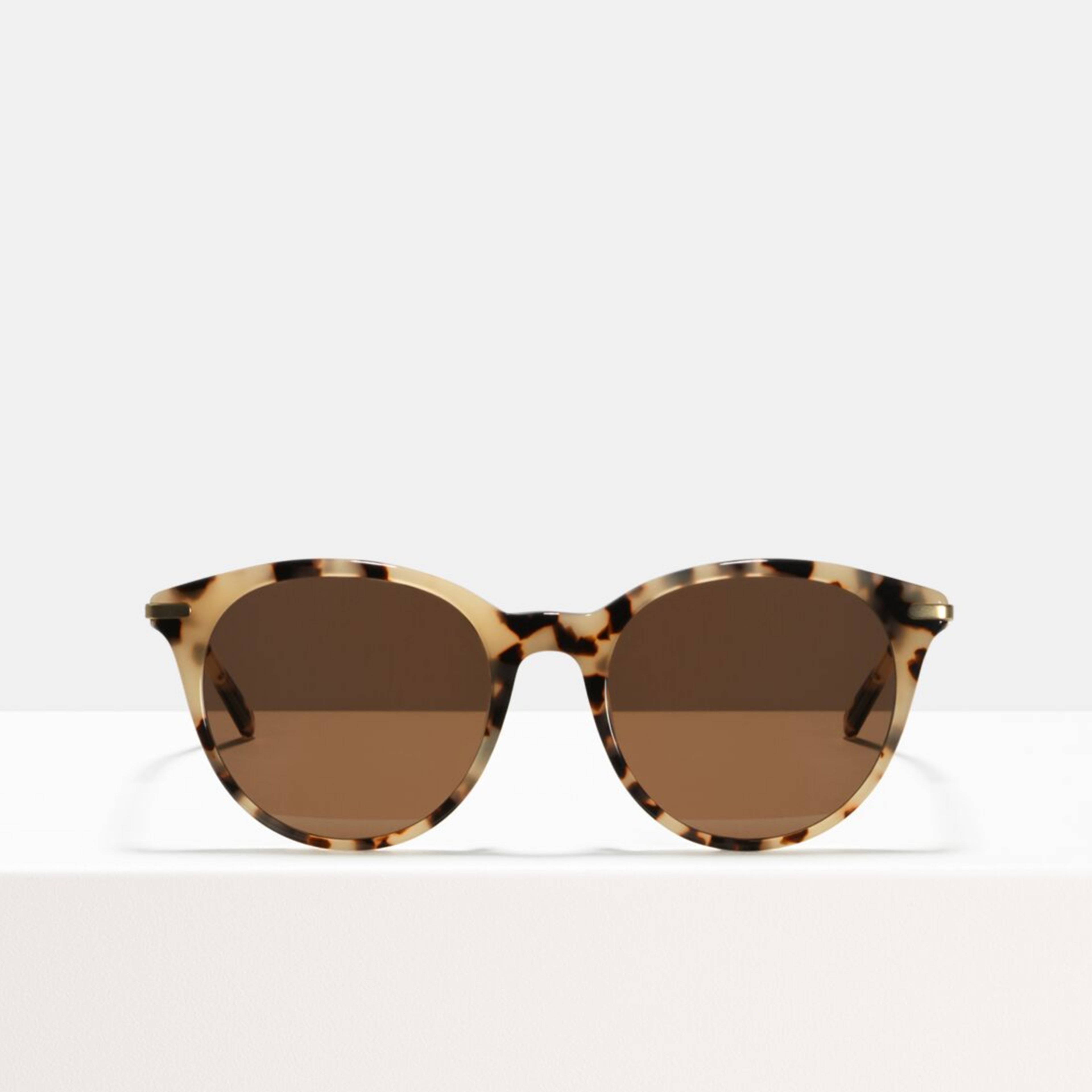 Ace & Tate Solaires | ronde acétate in Beige