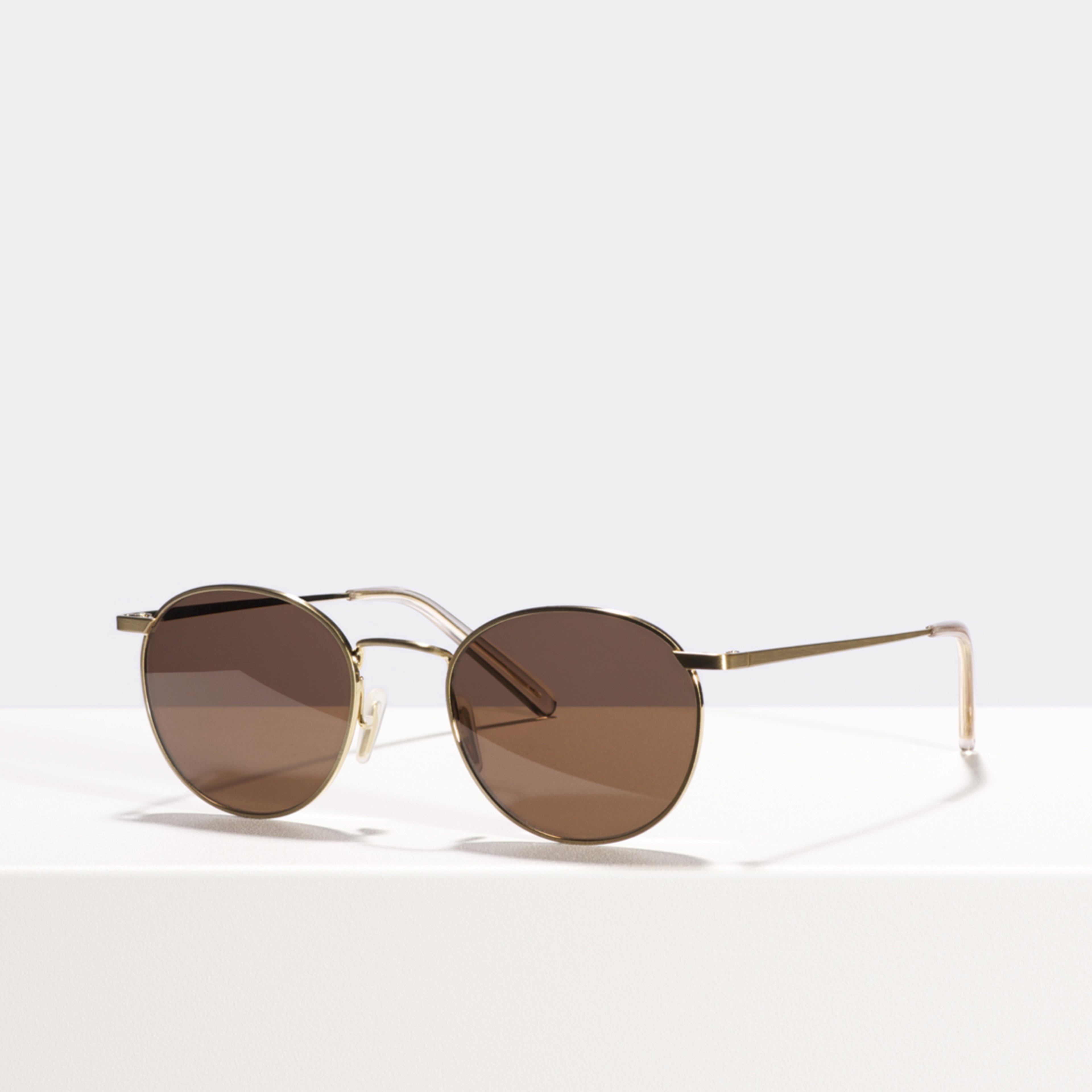Ace & Tate Sunglasses | round titanium in Gold