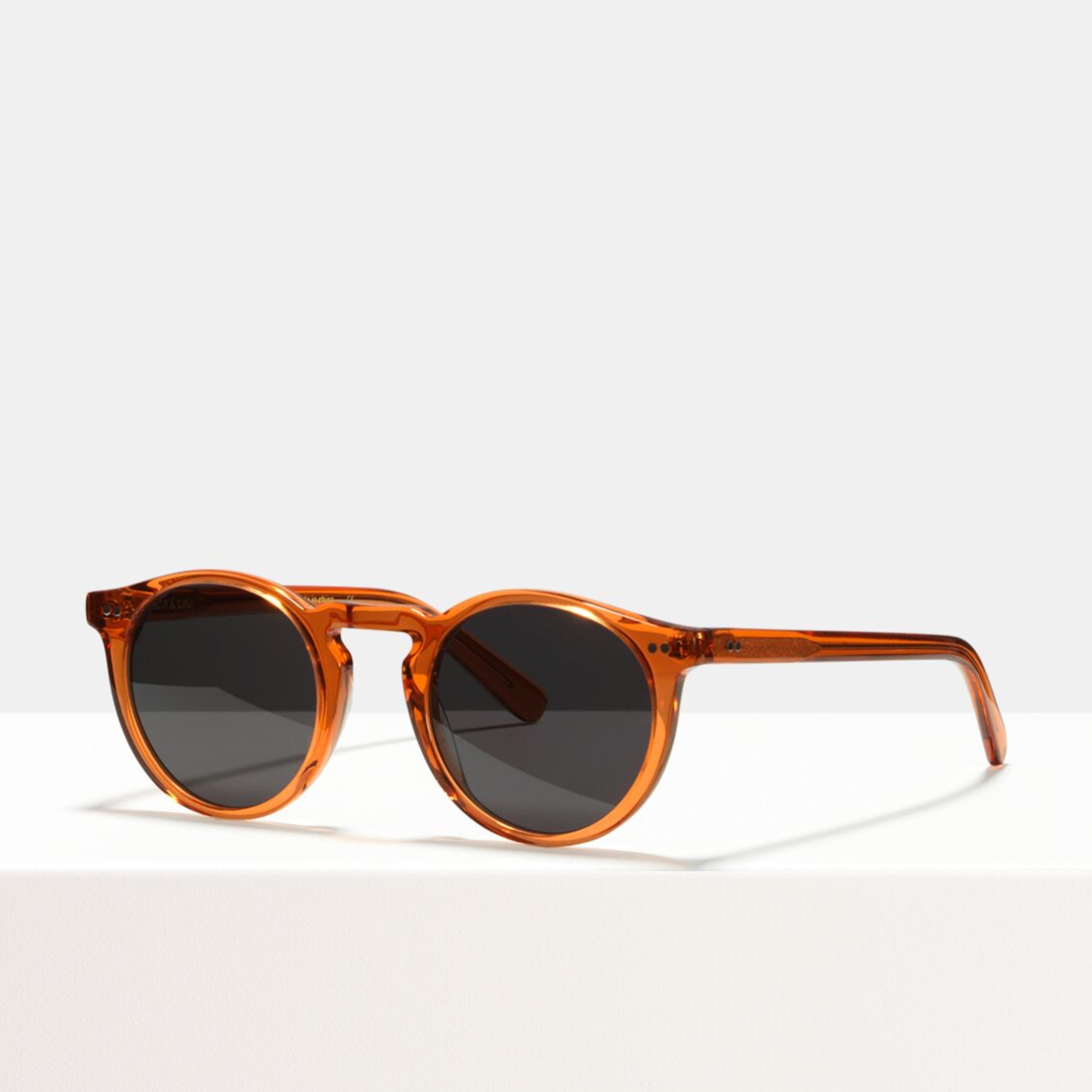 Ace & Tate Sunglasses | round acetate in Orange