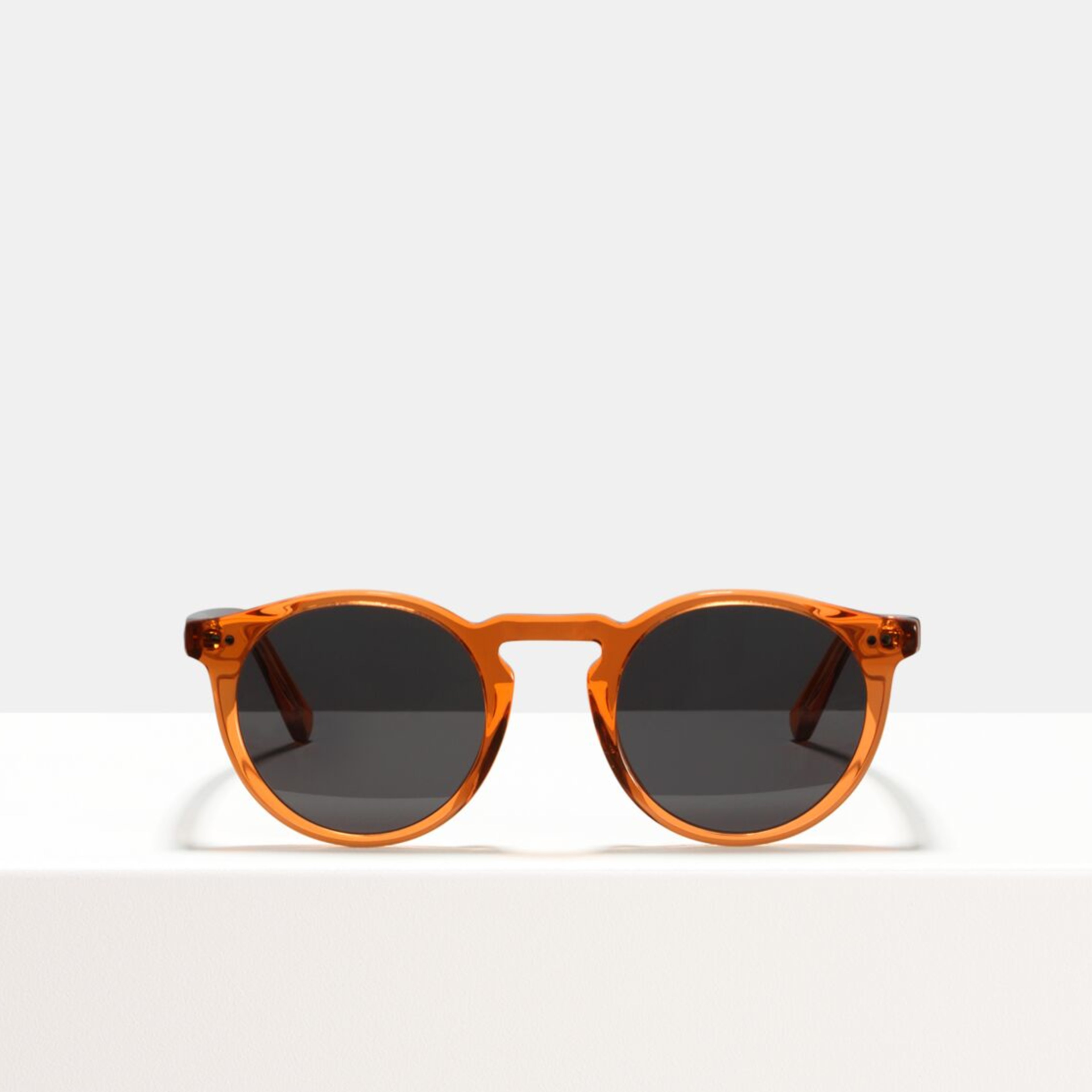 Ace & Tate Sunglasses | round acetate in Orange
