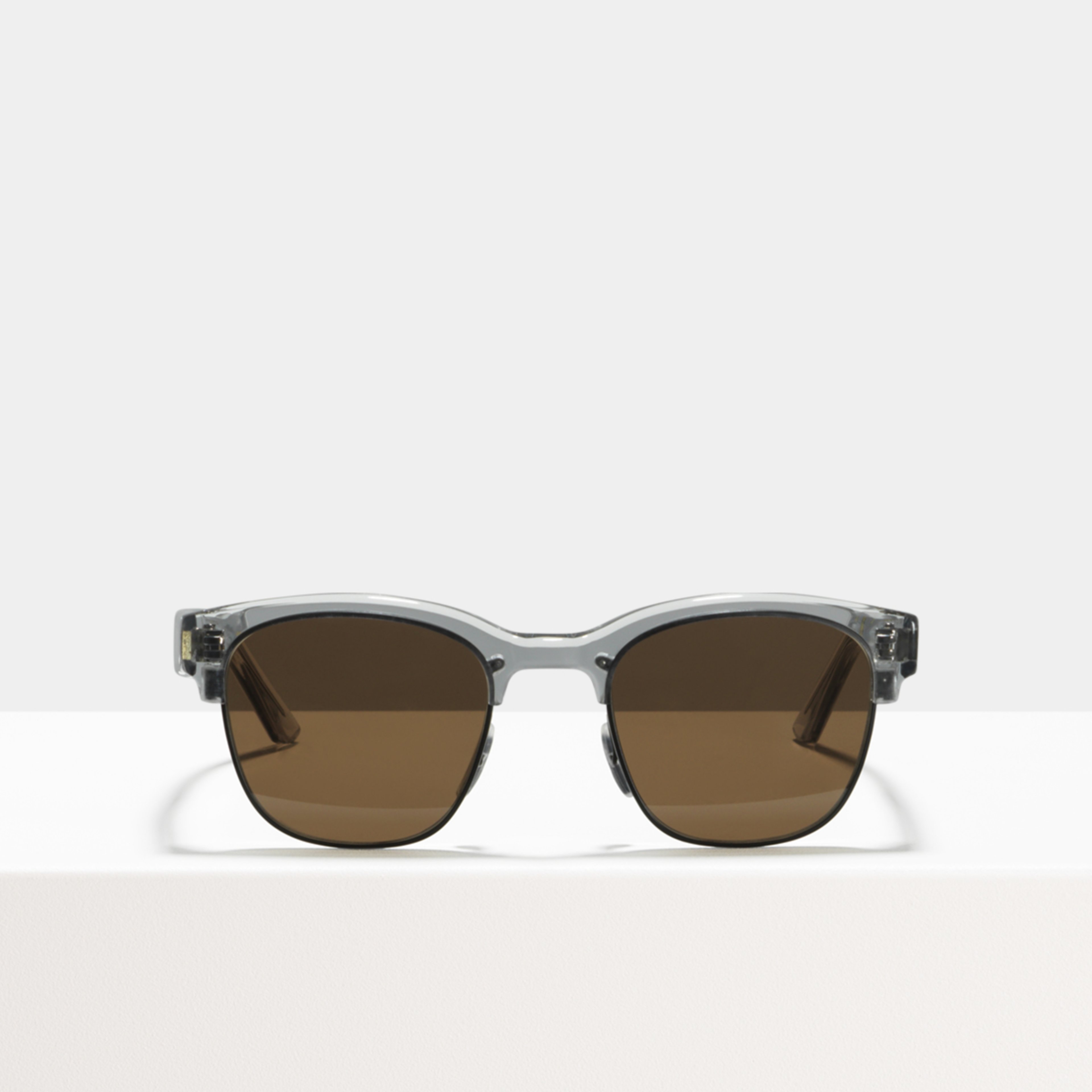 Ace & Tate Sunglasses | square metal in Black, Clear, Grey