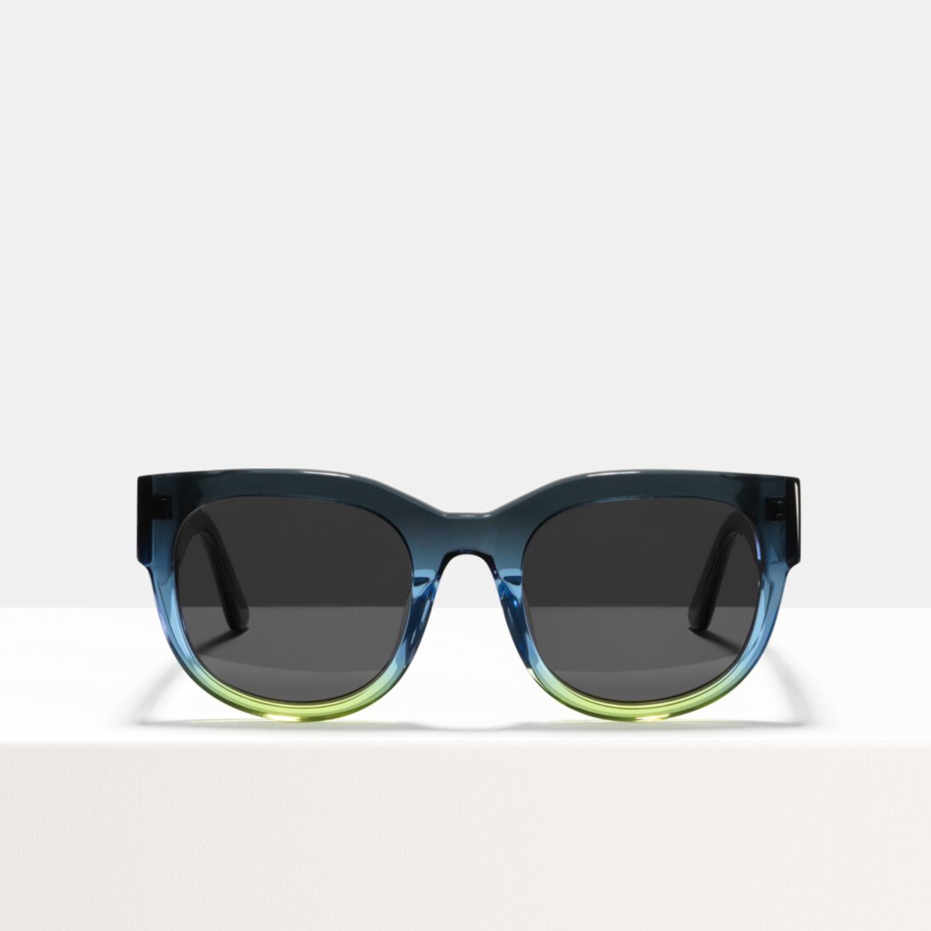 Ace & Tate Sunglasses | round acetate in Blue, Yellow