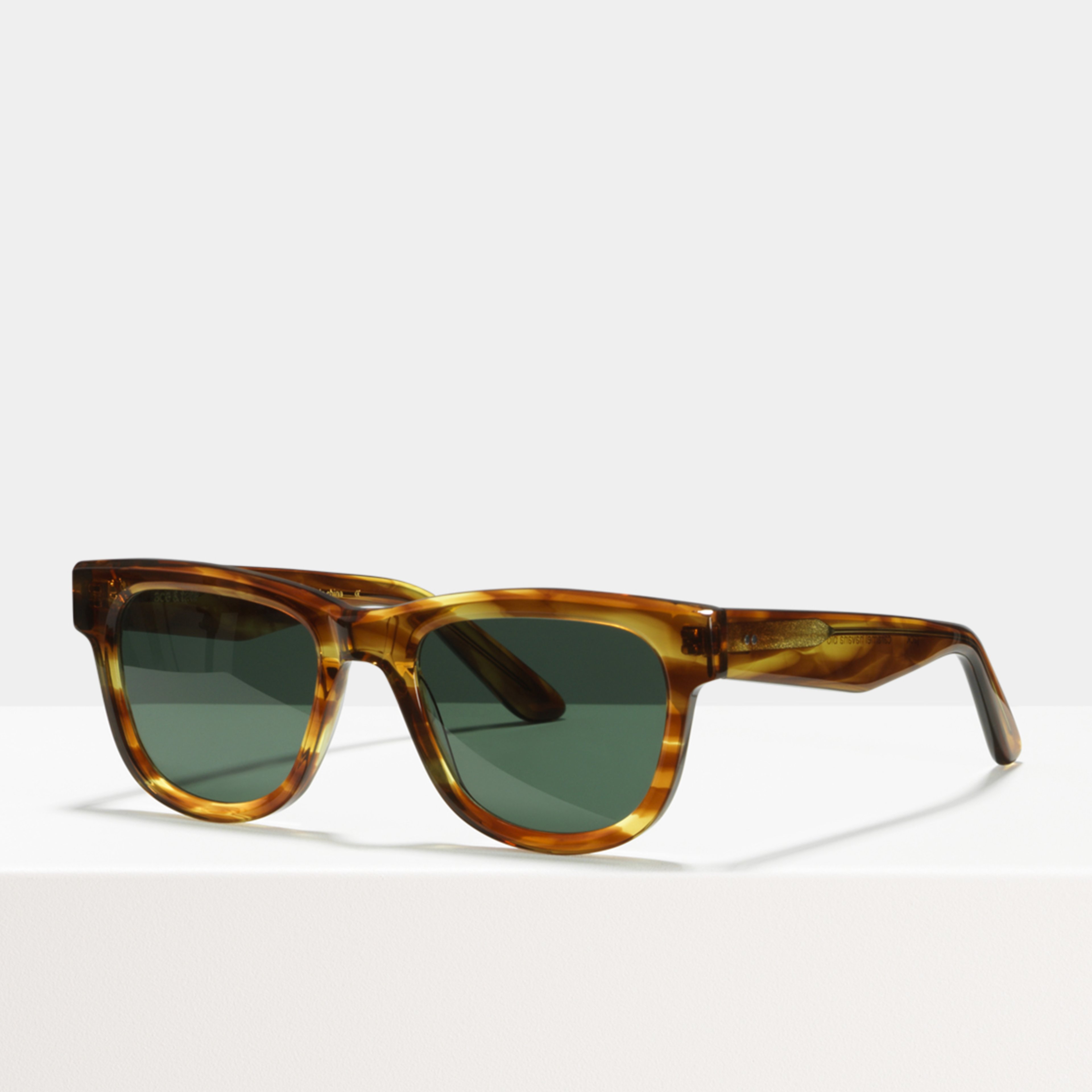 Ace & Tate Sunglasses | rectangle acetate in Brown, Orange