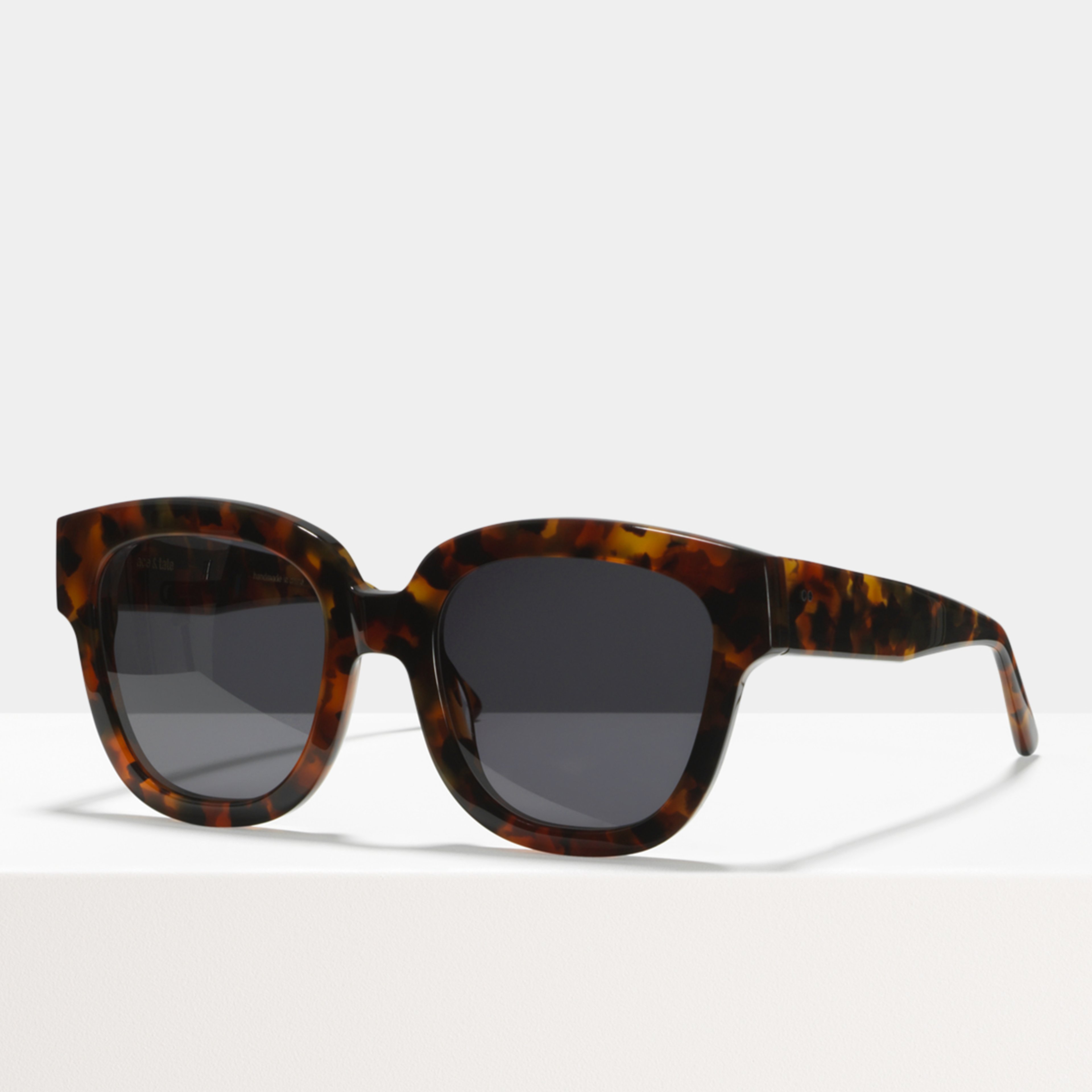 Ace & Tate Sunglasses | square acetate in Brown, Orange