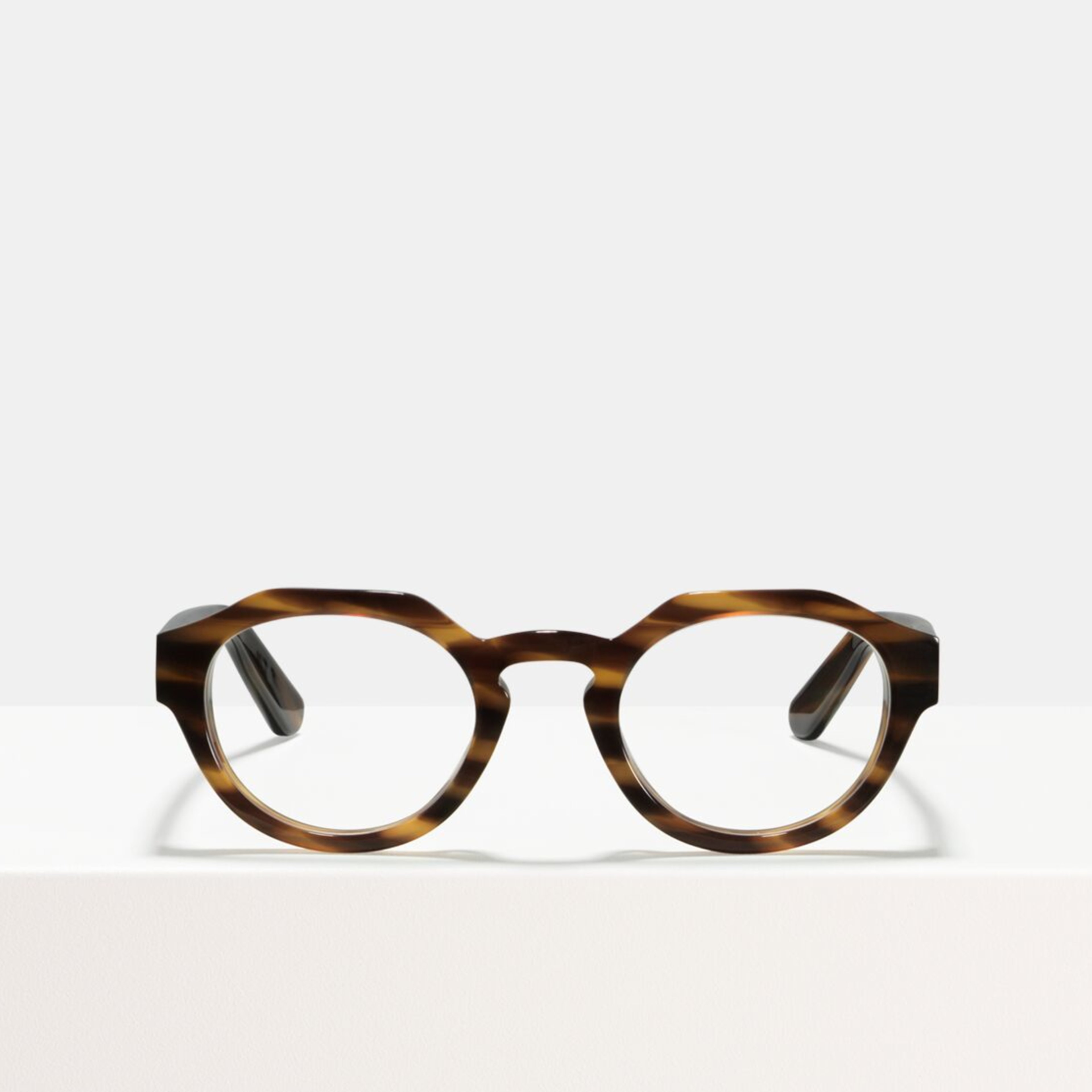 Ace & Tate Optiques | ronde acétate in Beige, Marron