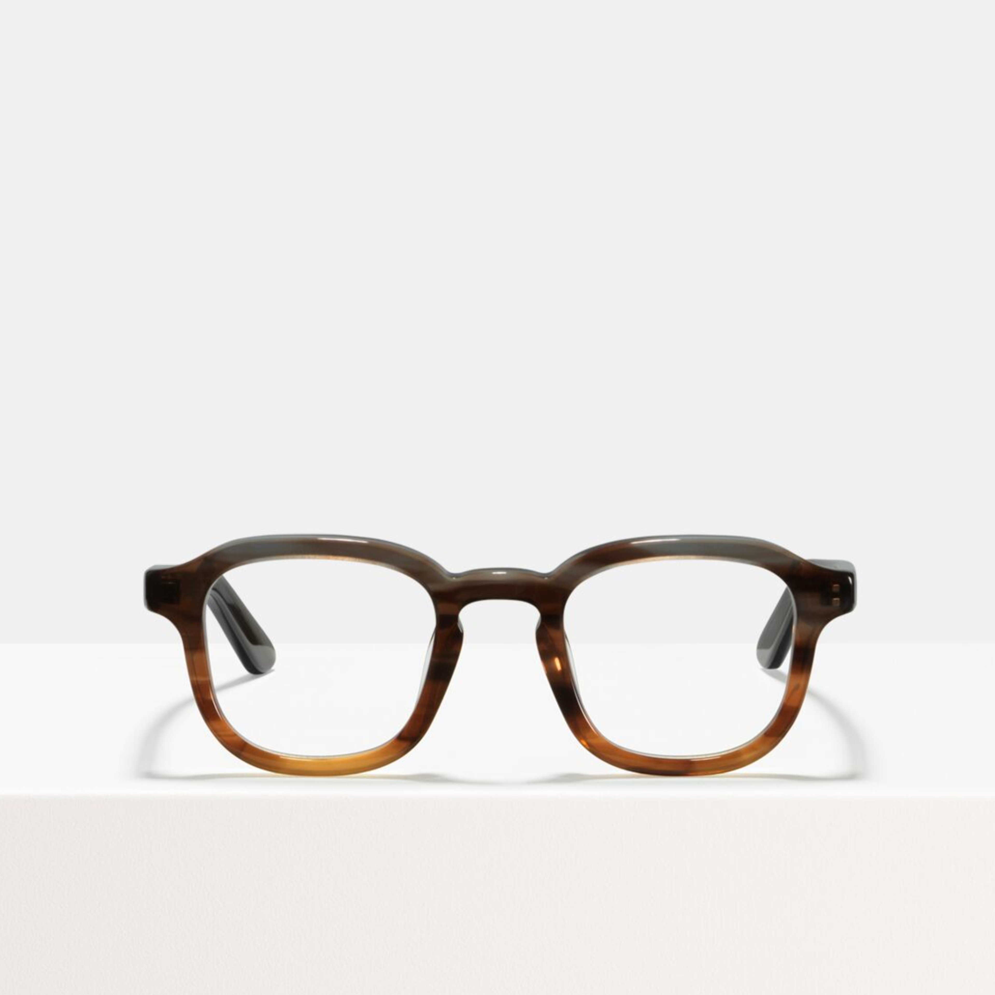 Ace & Tate Glasses | square acetate in Brown, Grey, Orange