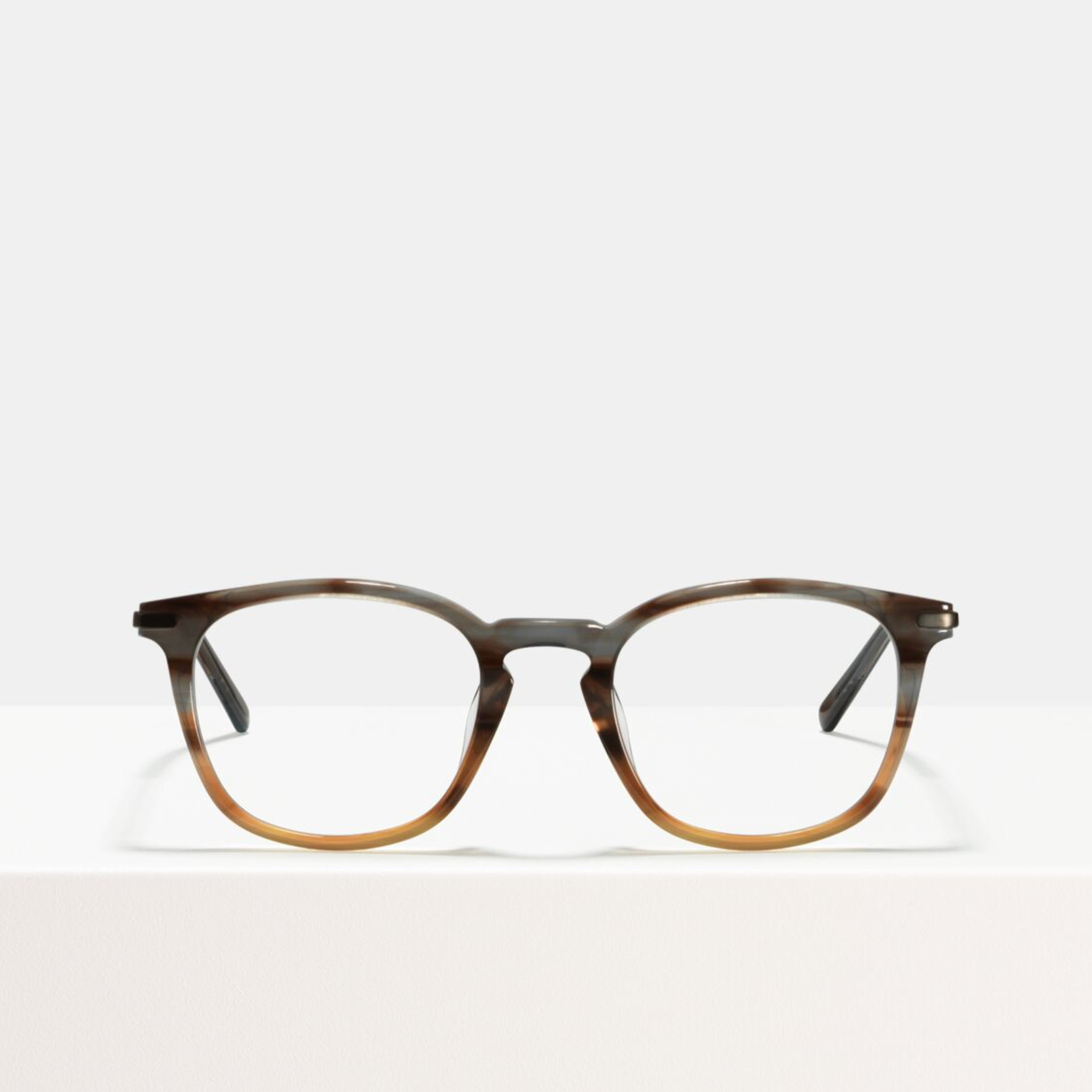 Ace & Tate Glasses | square acetate in Brown, Grey, Orange