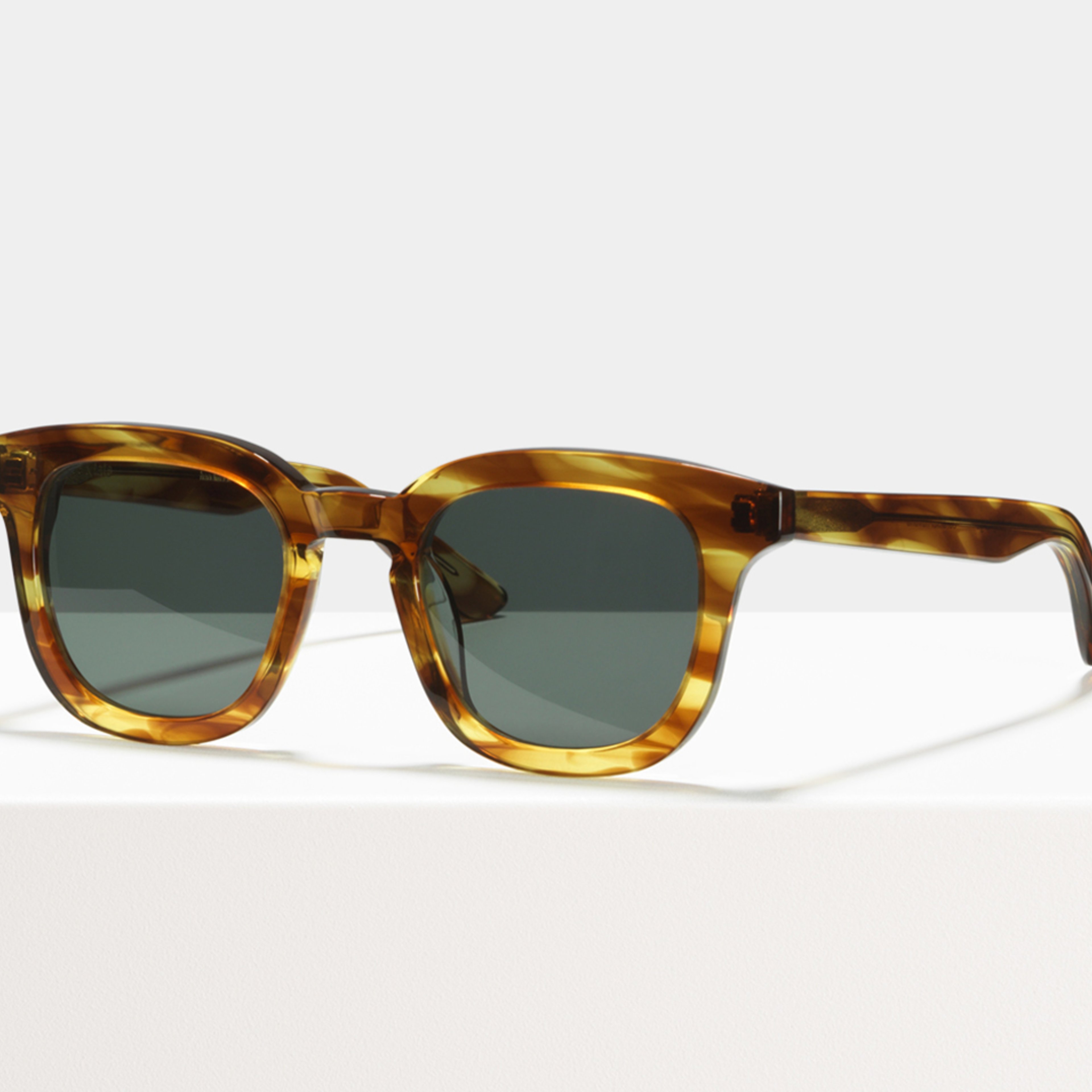 Ace & Tate Sunglasses | Square Acetate in Brown, Orange