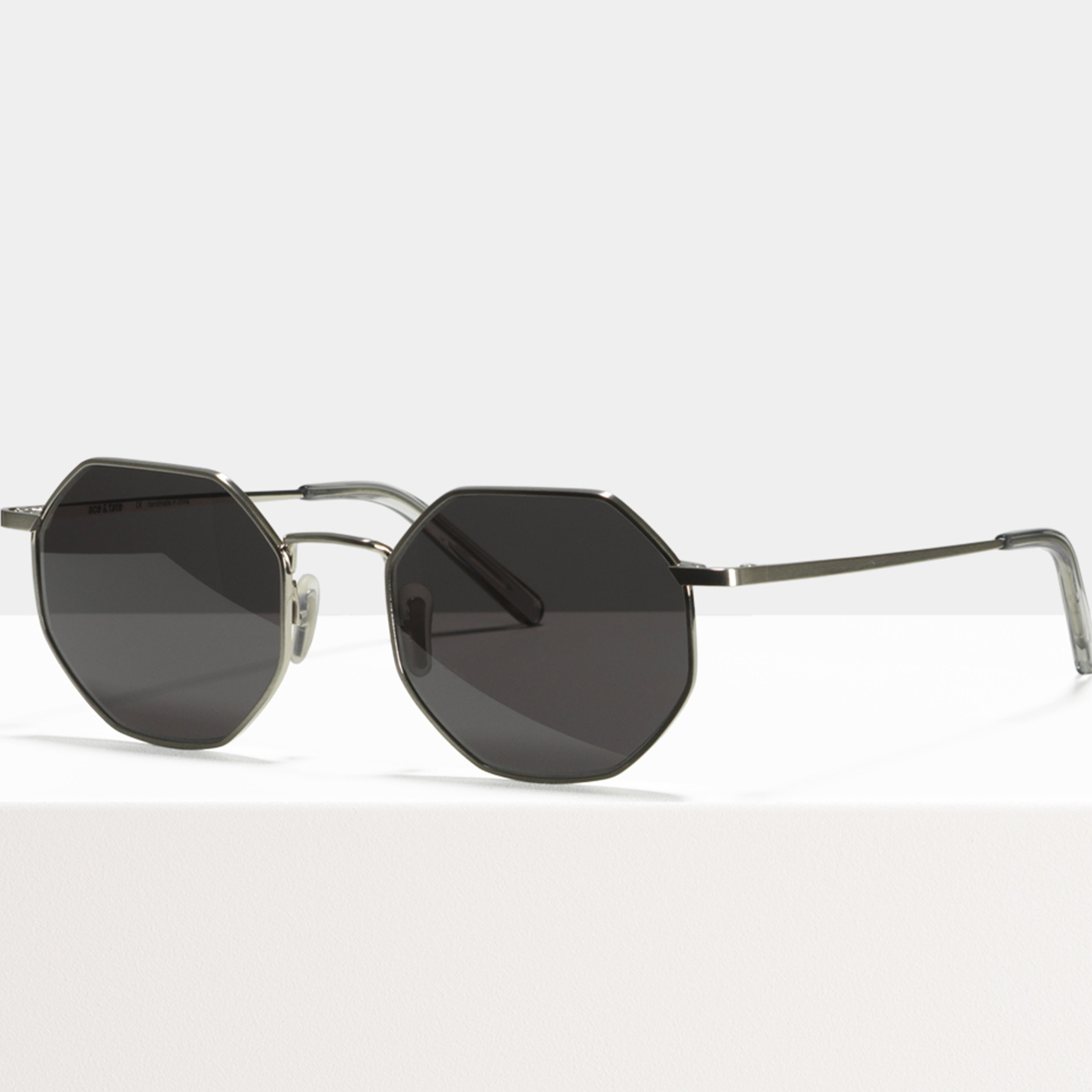Ace & Tate Sunglasses | hexagonal Metal in Silver