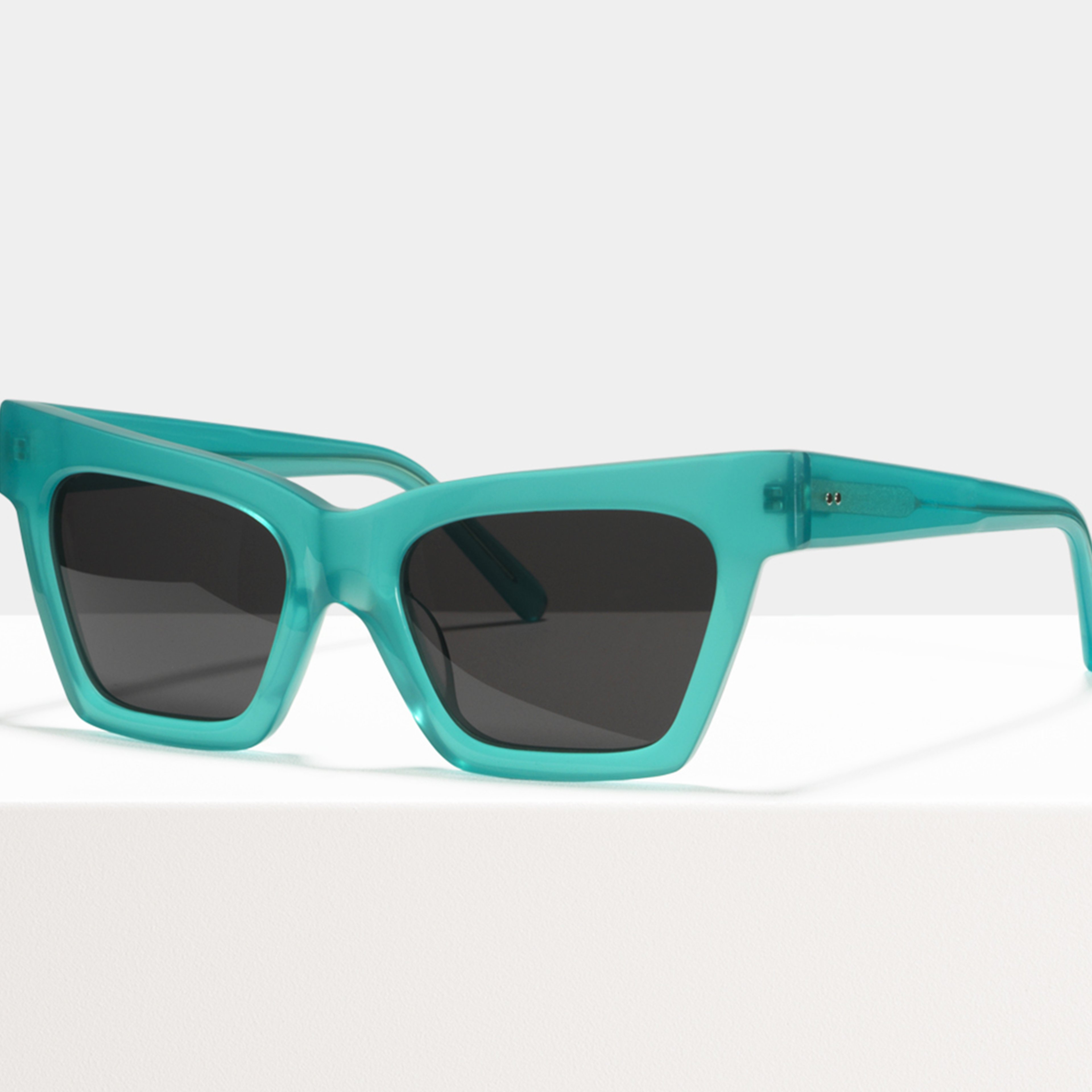 Ace & Tate Sonnenbrillen | Rechteckig Acetat in Blau, Grün