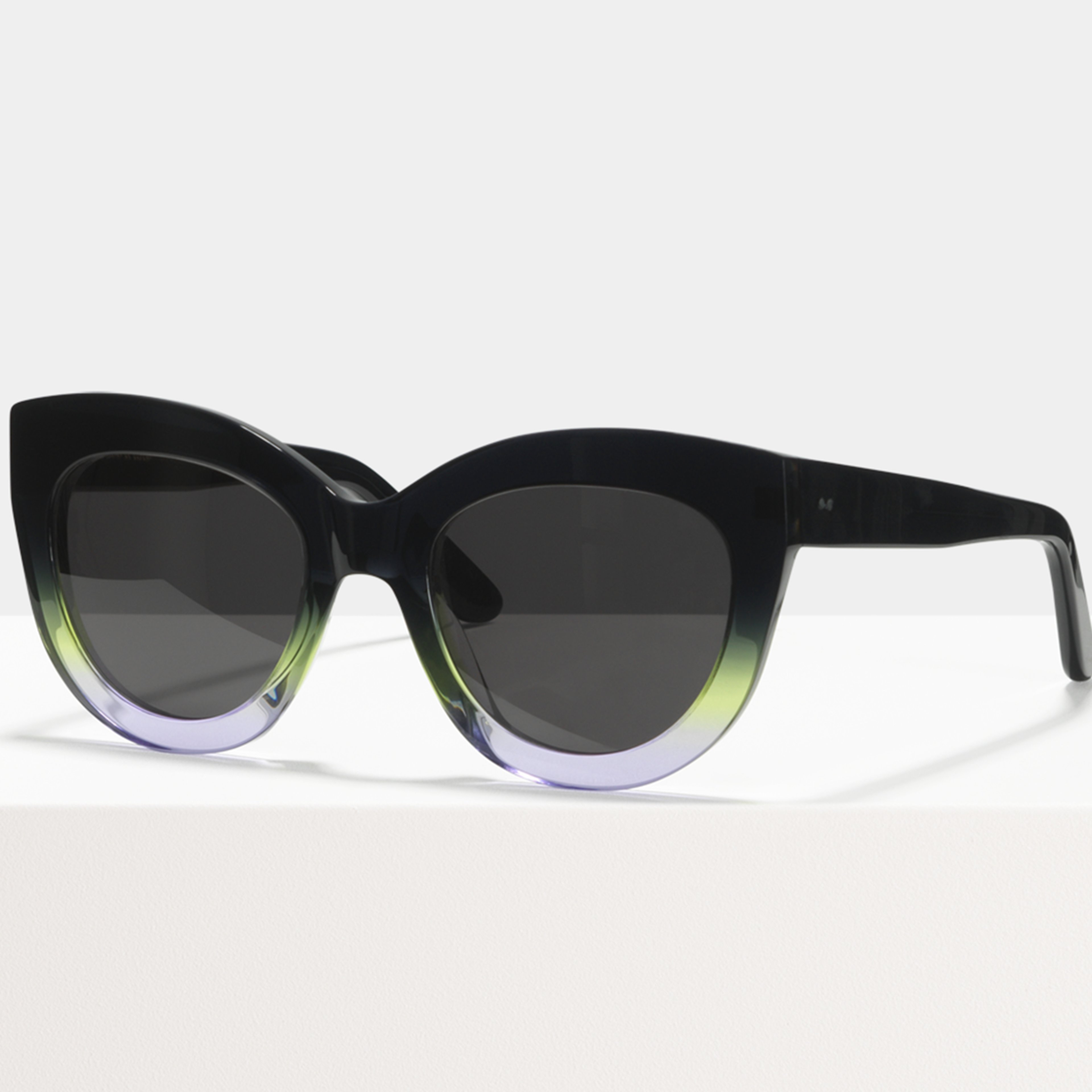 Ace & Tate Solaires |  Acétate in Marron, Vert, Violet