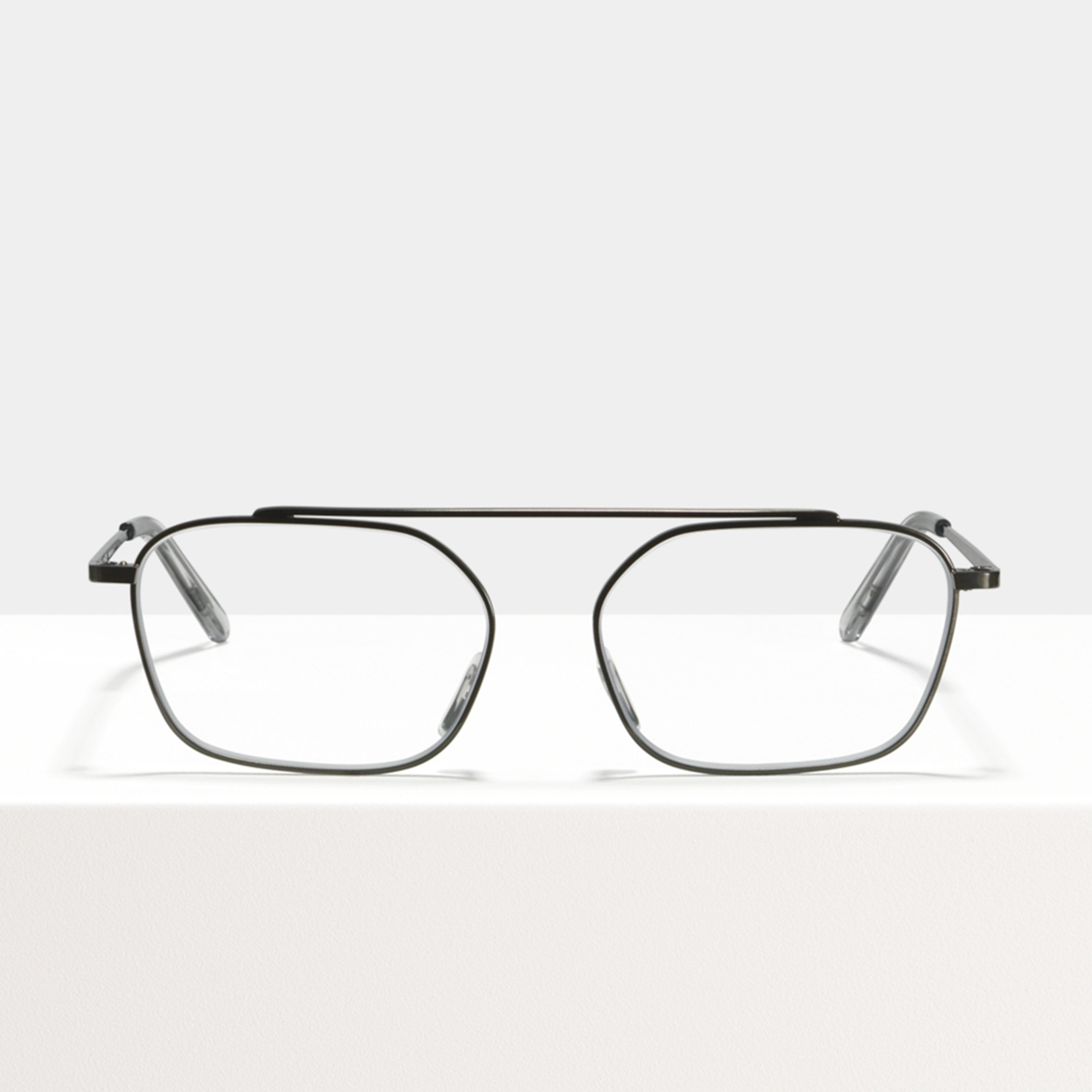 Ace & Tate Glasses | rectangle Metal in Grey, Silver