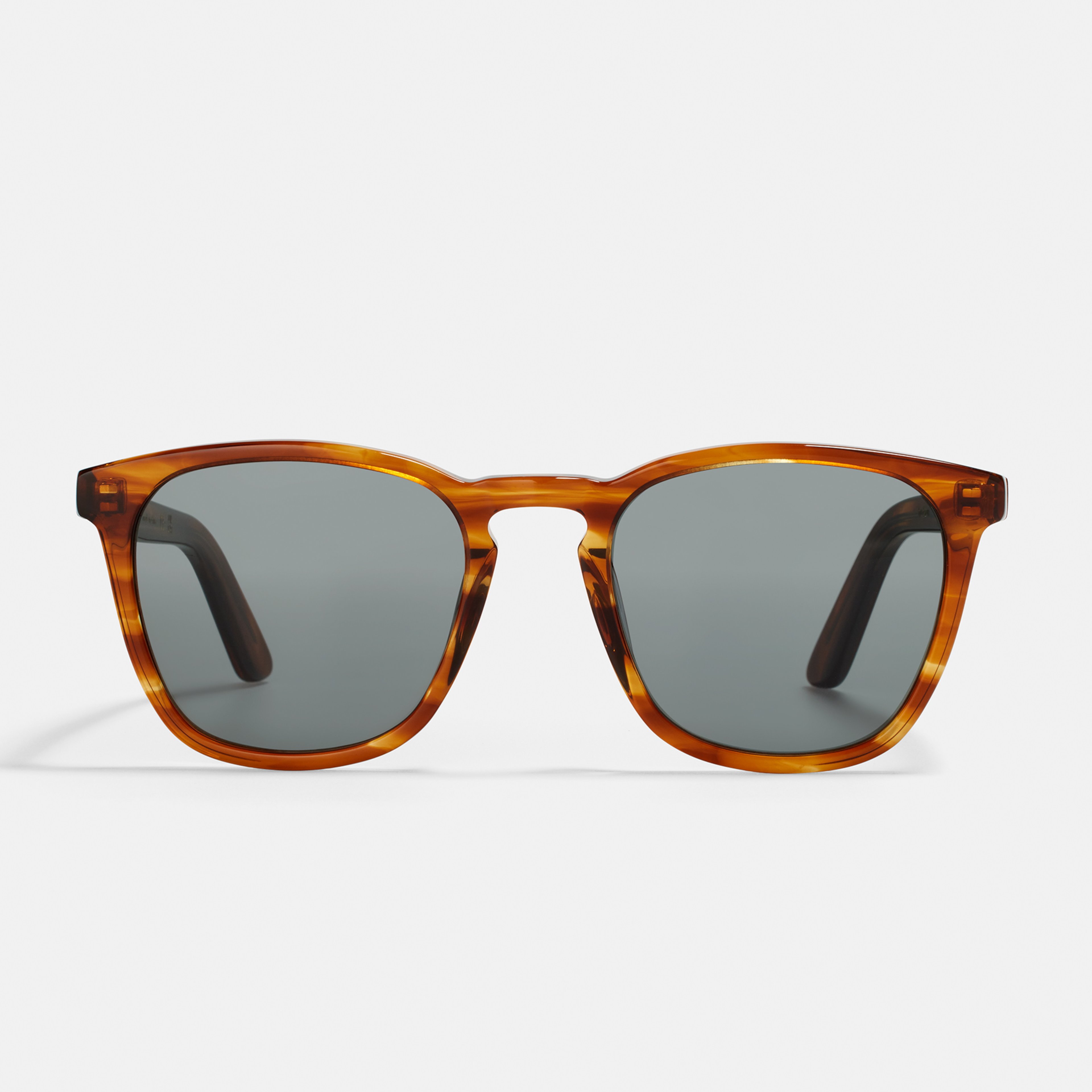 Ace & Tate Sonnenbrillen | Quadratisch Acetat in Braun, Orange