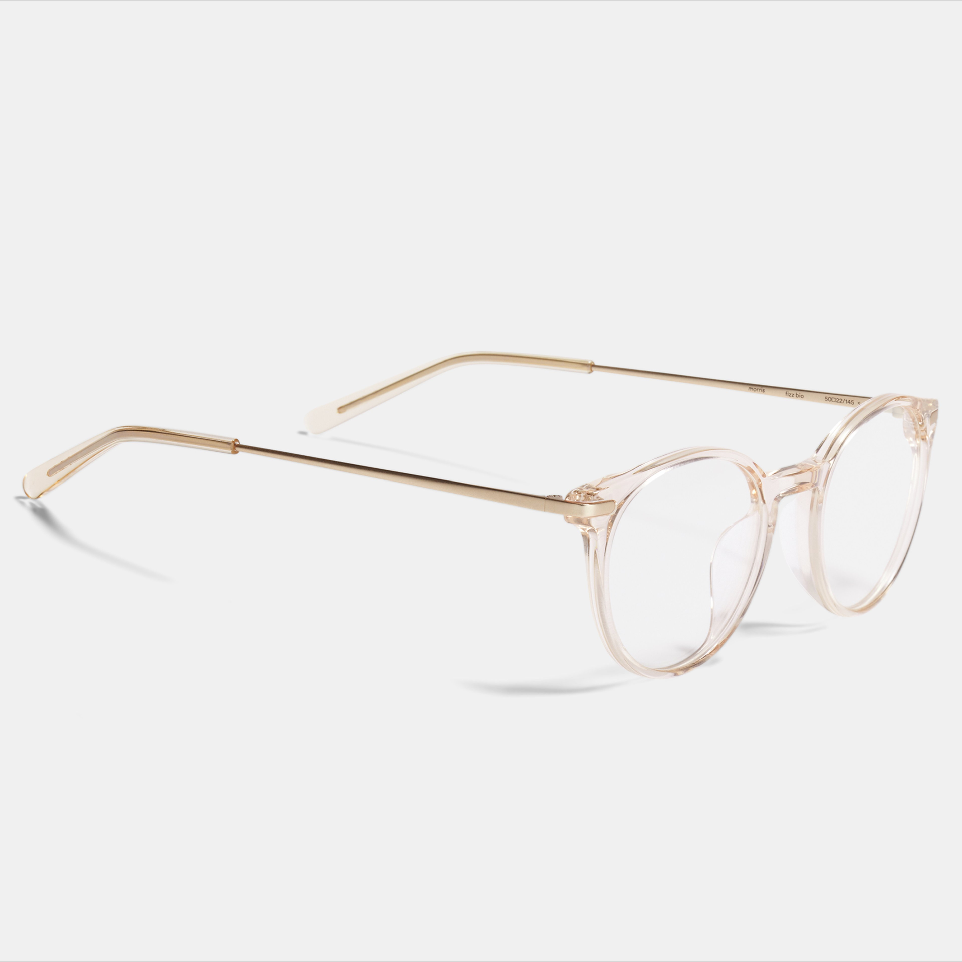 Ace & Tate Glasses | Round Acetate in Clear
