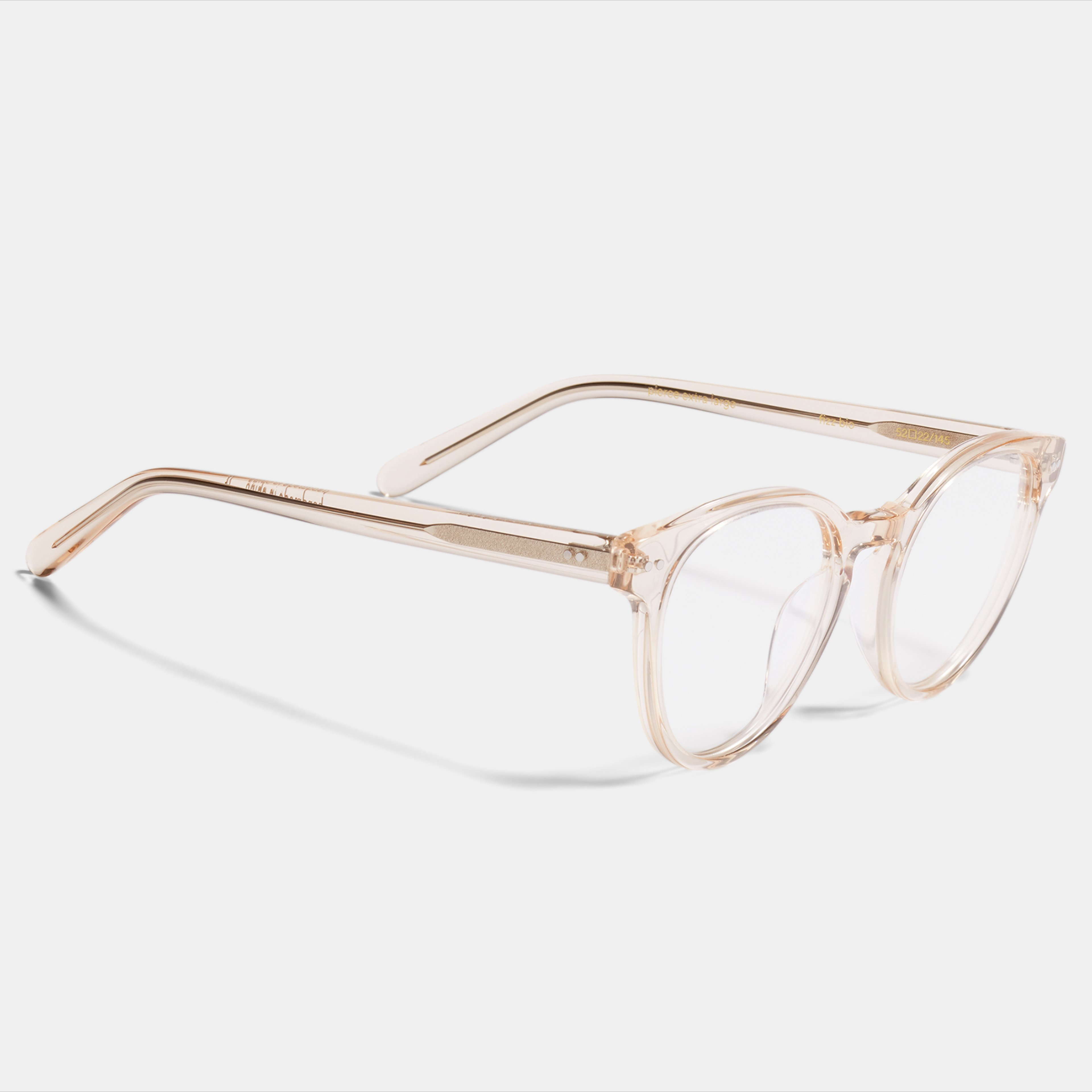 Ace & Tate Glasses | Round Acetate in Pink