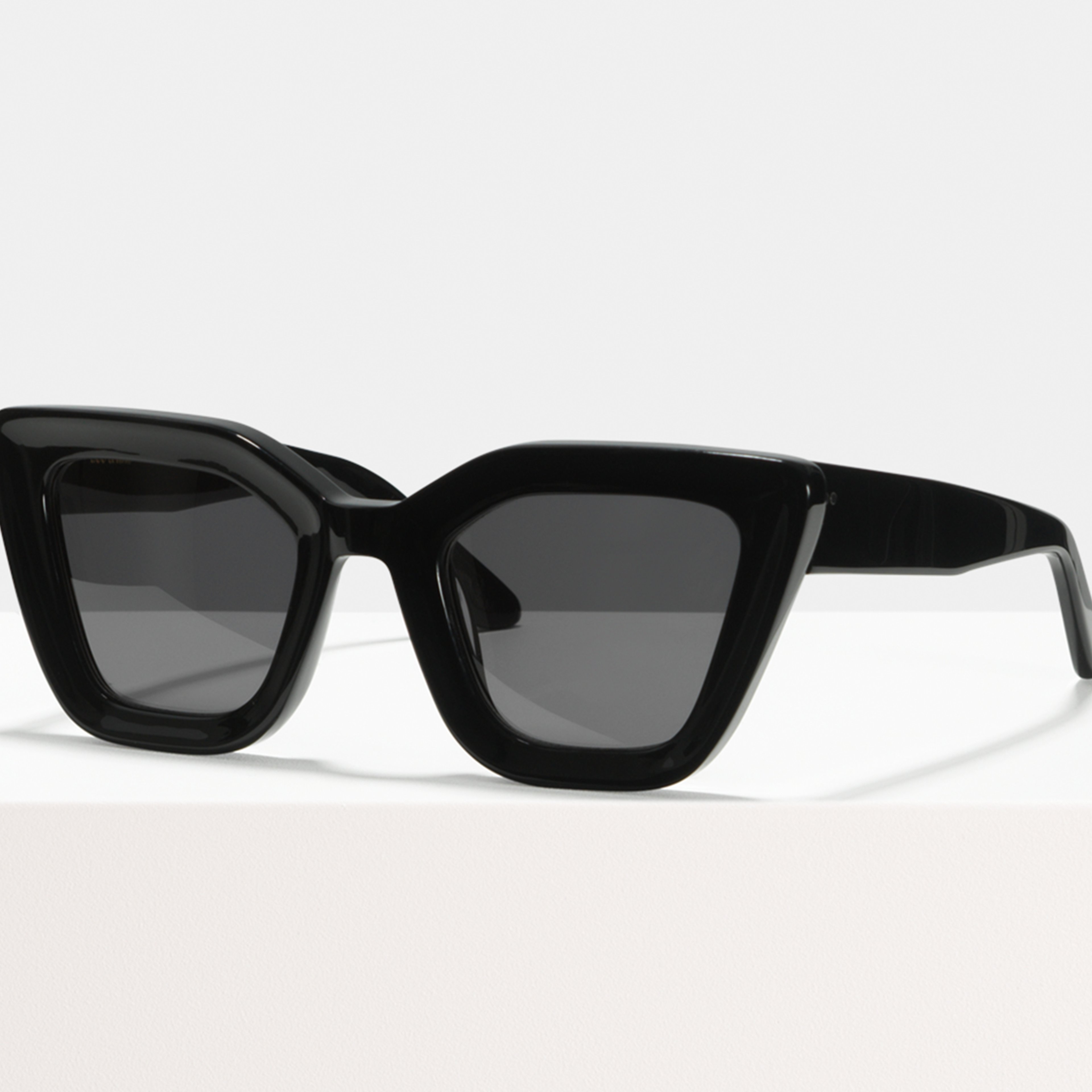 Ace & Tate Sunglasses | rectangle Recycled in Black
