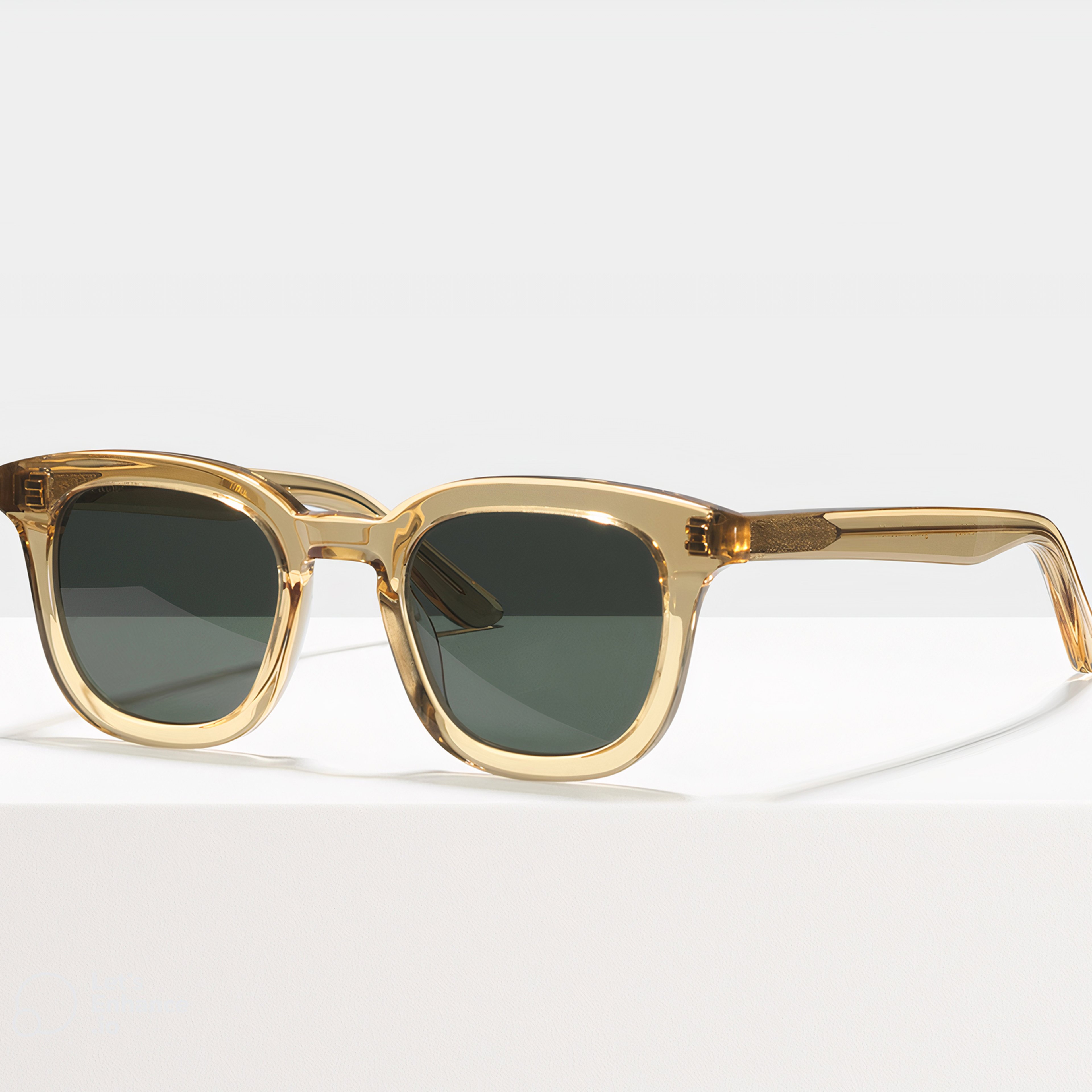 Ace & Tate Sunglasses | Square Acetate in Yellow