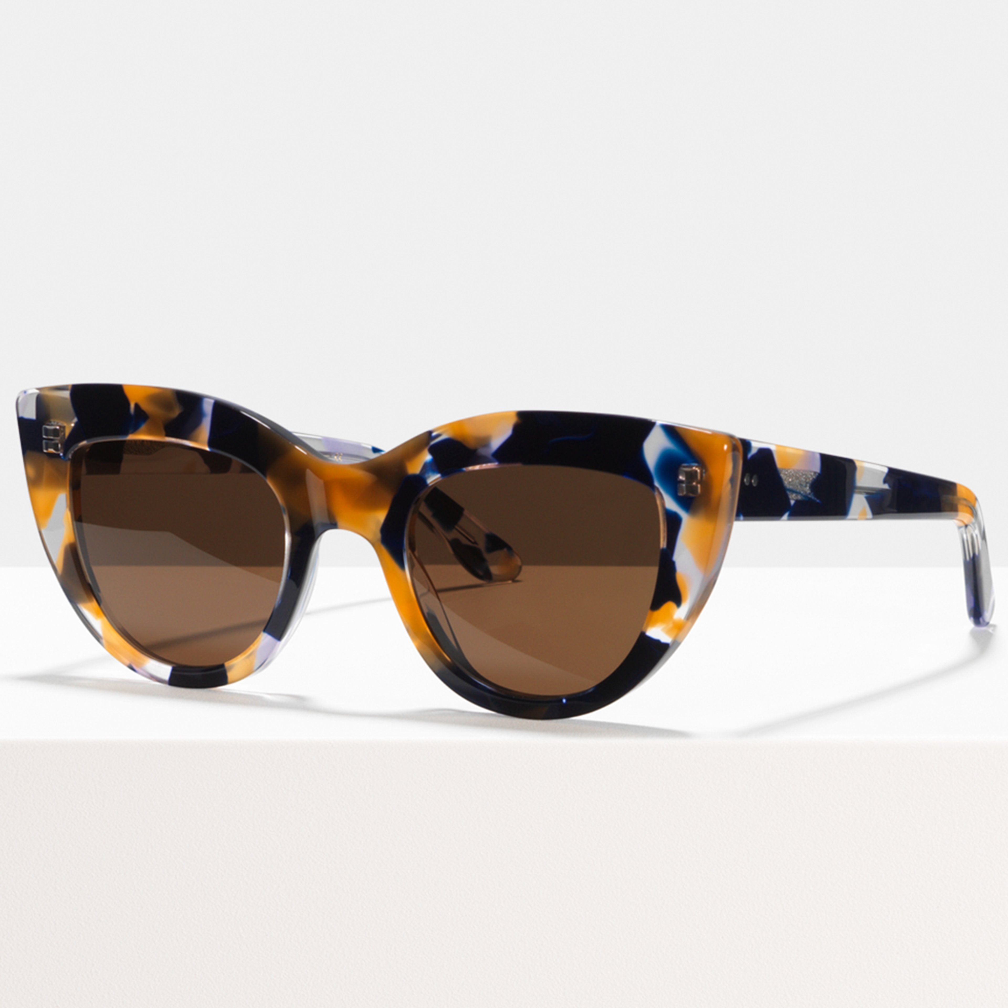 Ace & Tate Sunglasses |  Acetate in Brown, Orange, Purple