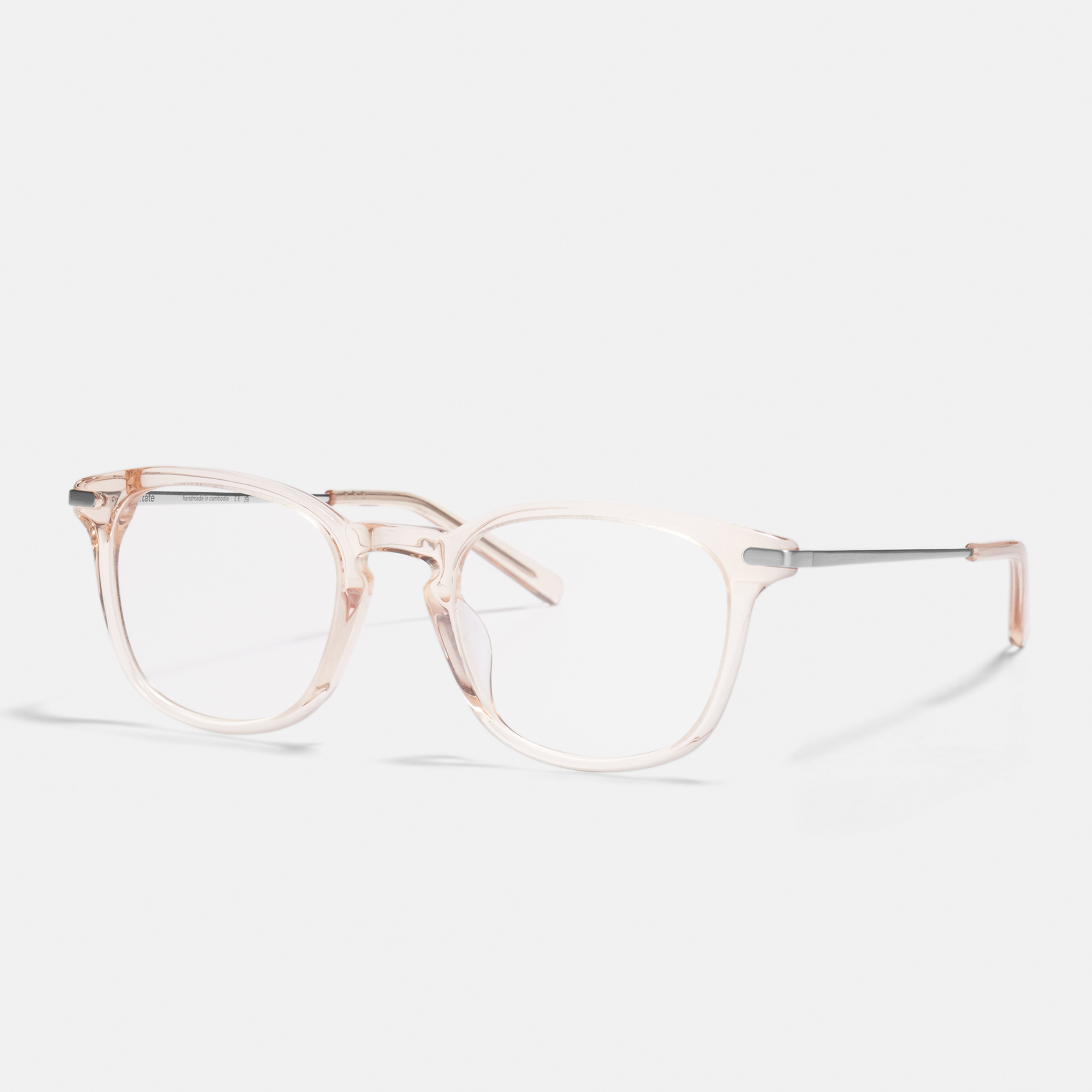 Ace & Tate Glasses | Square Acetate in Clear