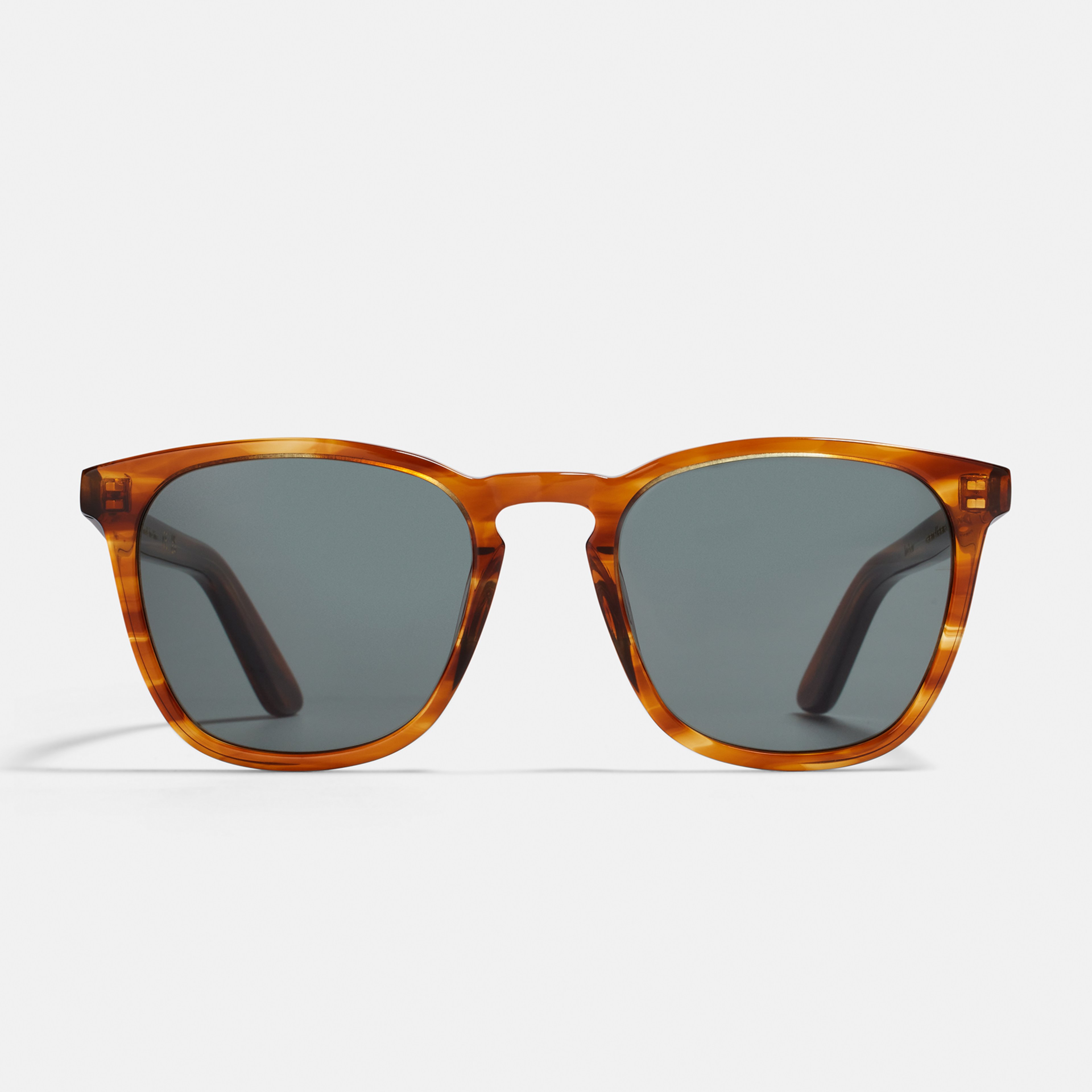 Ace & Tate Sonnenbrillen | Quadratisch Acetat in Braun, Orange