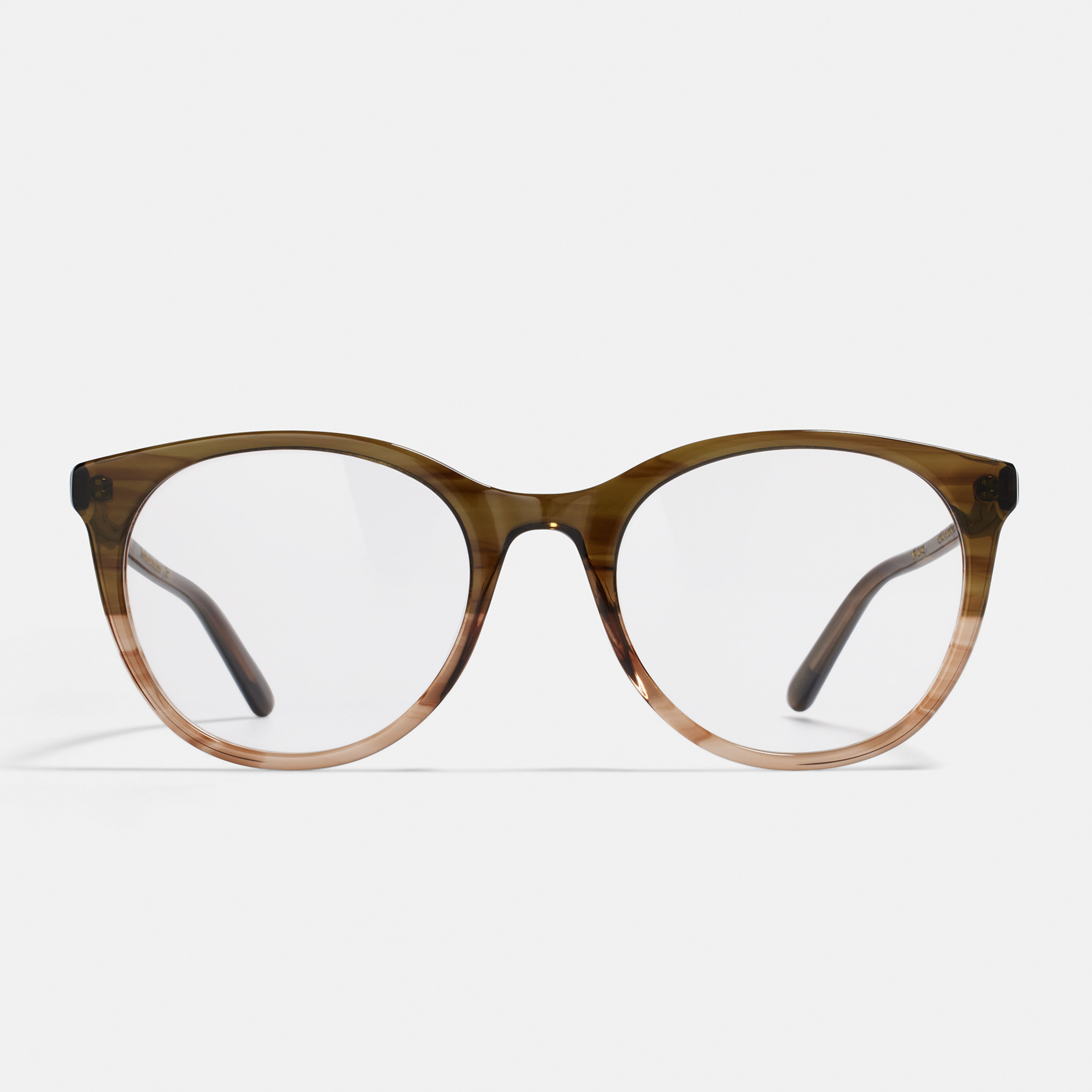 Ace & Tate Optiques | oval Acétate in Marron, Vert