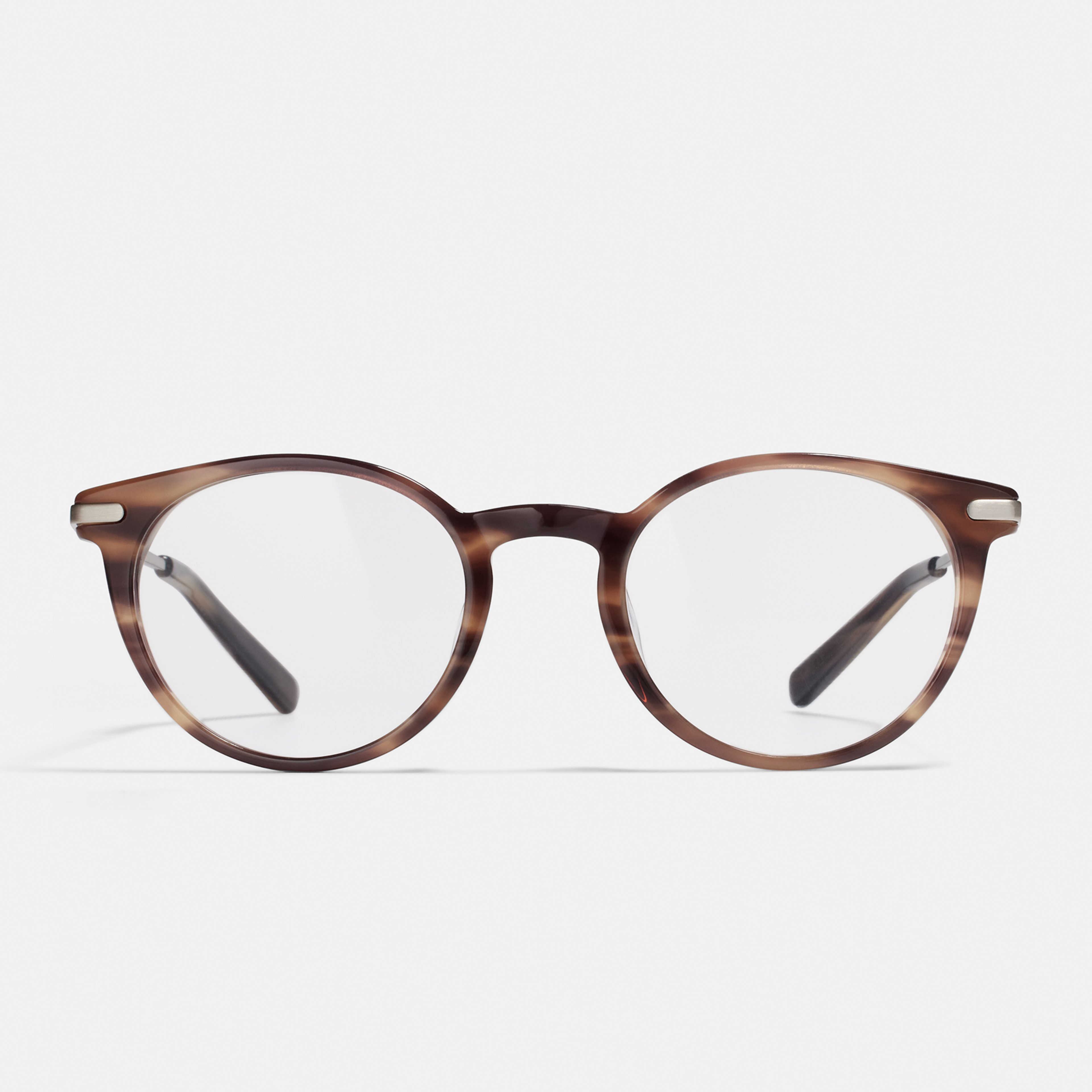 Ace & Tate Optiques | ronde Acétate in Beige, Marron
