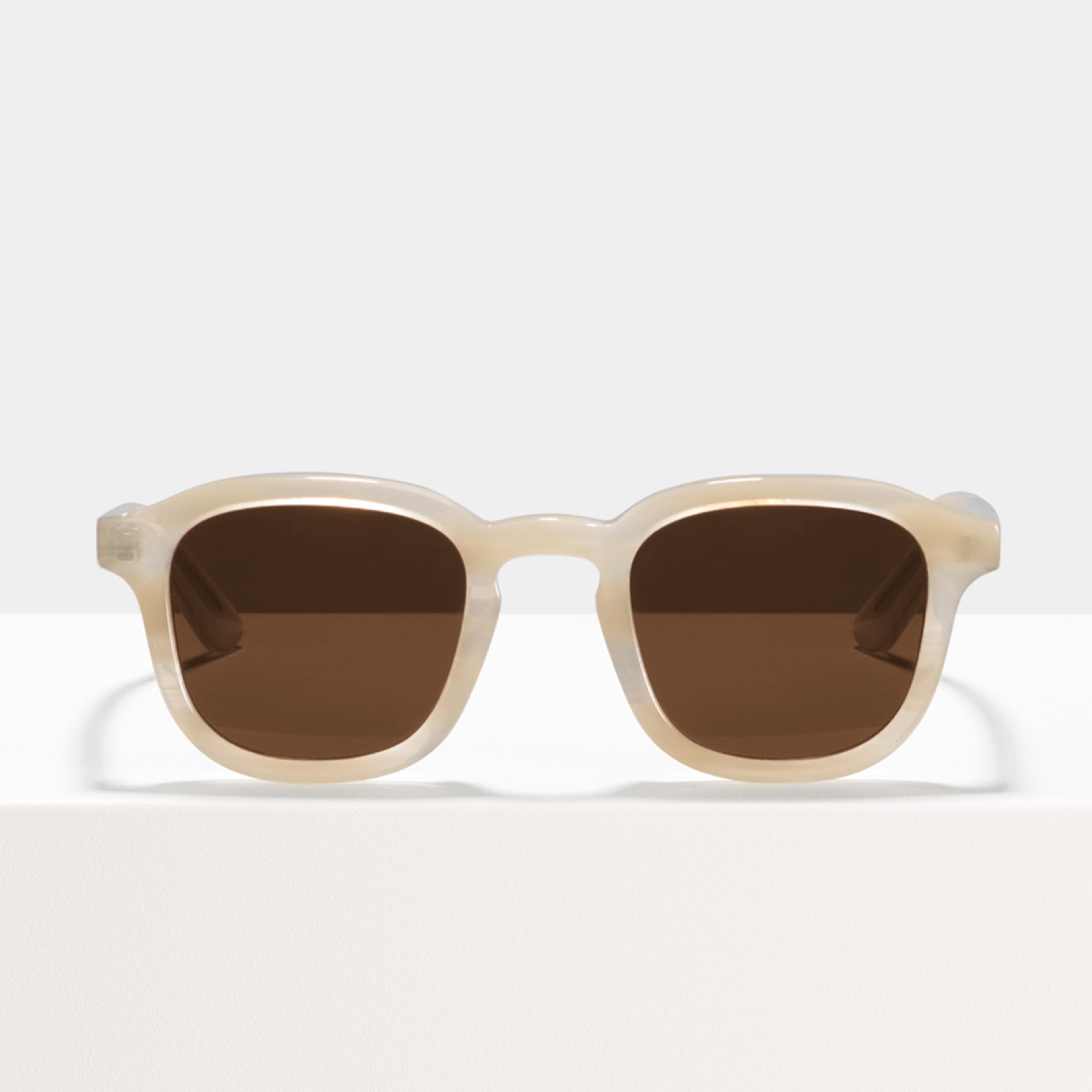 Ace & Tate Sunglasses | Square Acetate in White