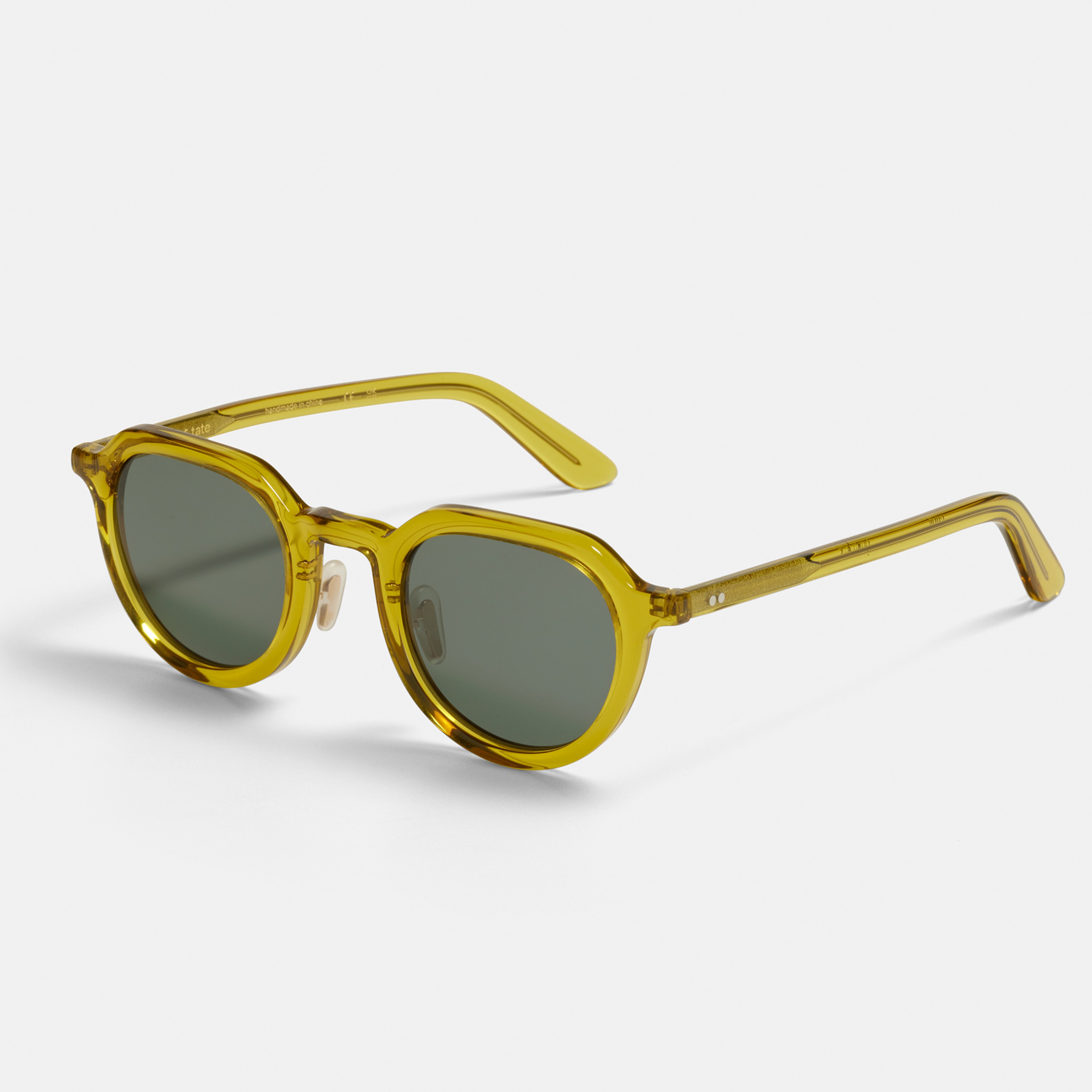 Ace & Tate Sunglasses | Round Renew bio acetate in Yellow
