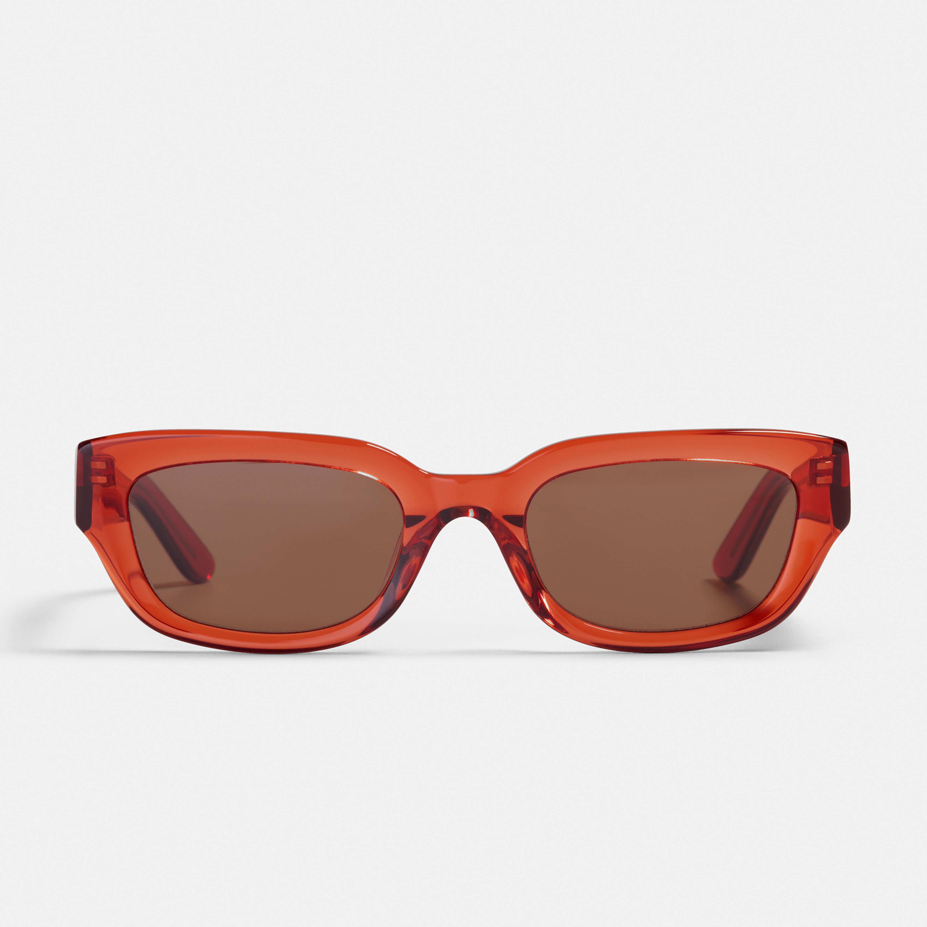 Ace & Tate Gafas de sol | rectangulares Renew acetato bío in Rojo