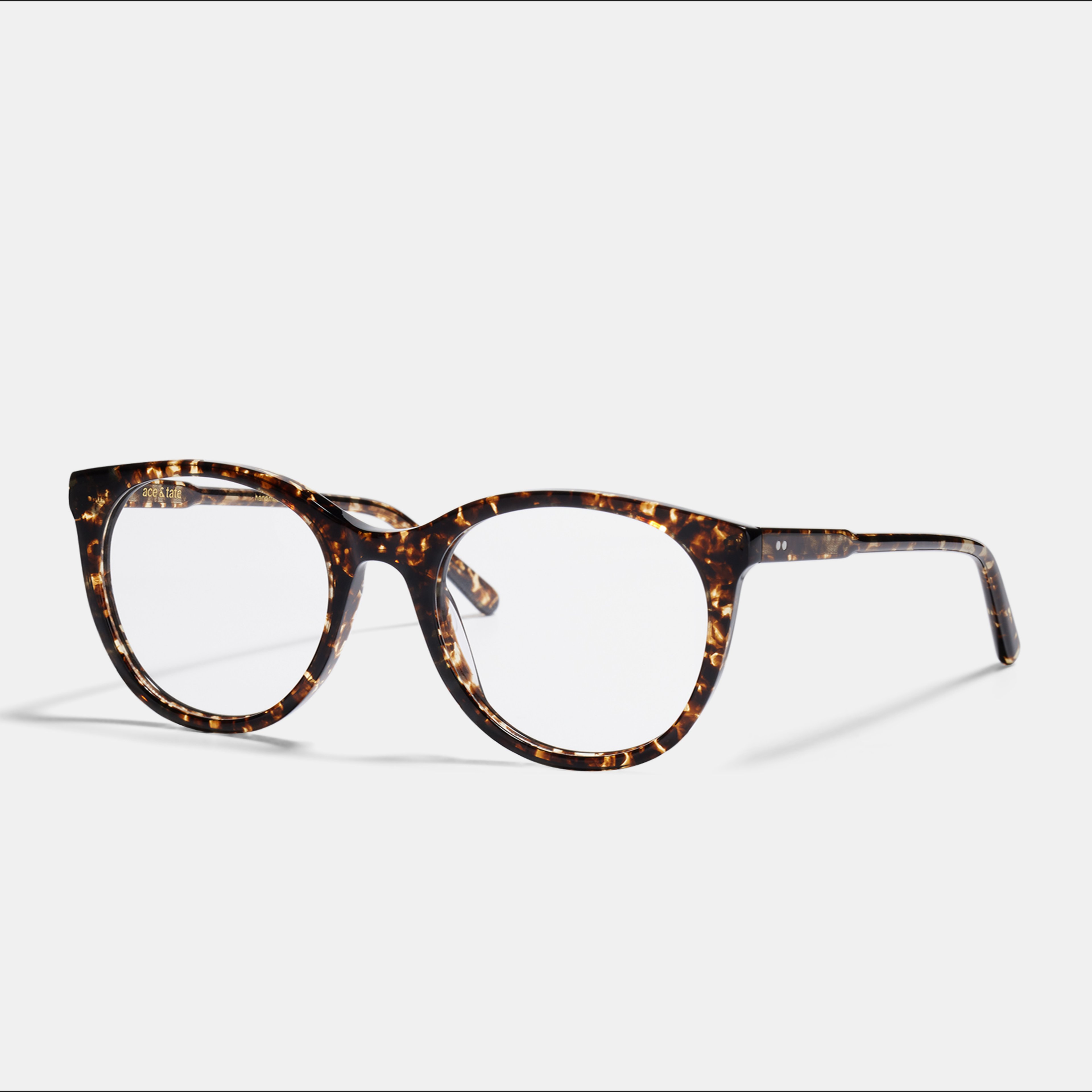 Ace & Tate Optiques | oval Acétate in Marron
