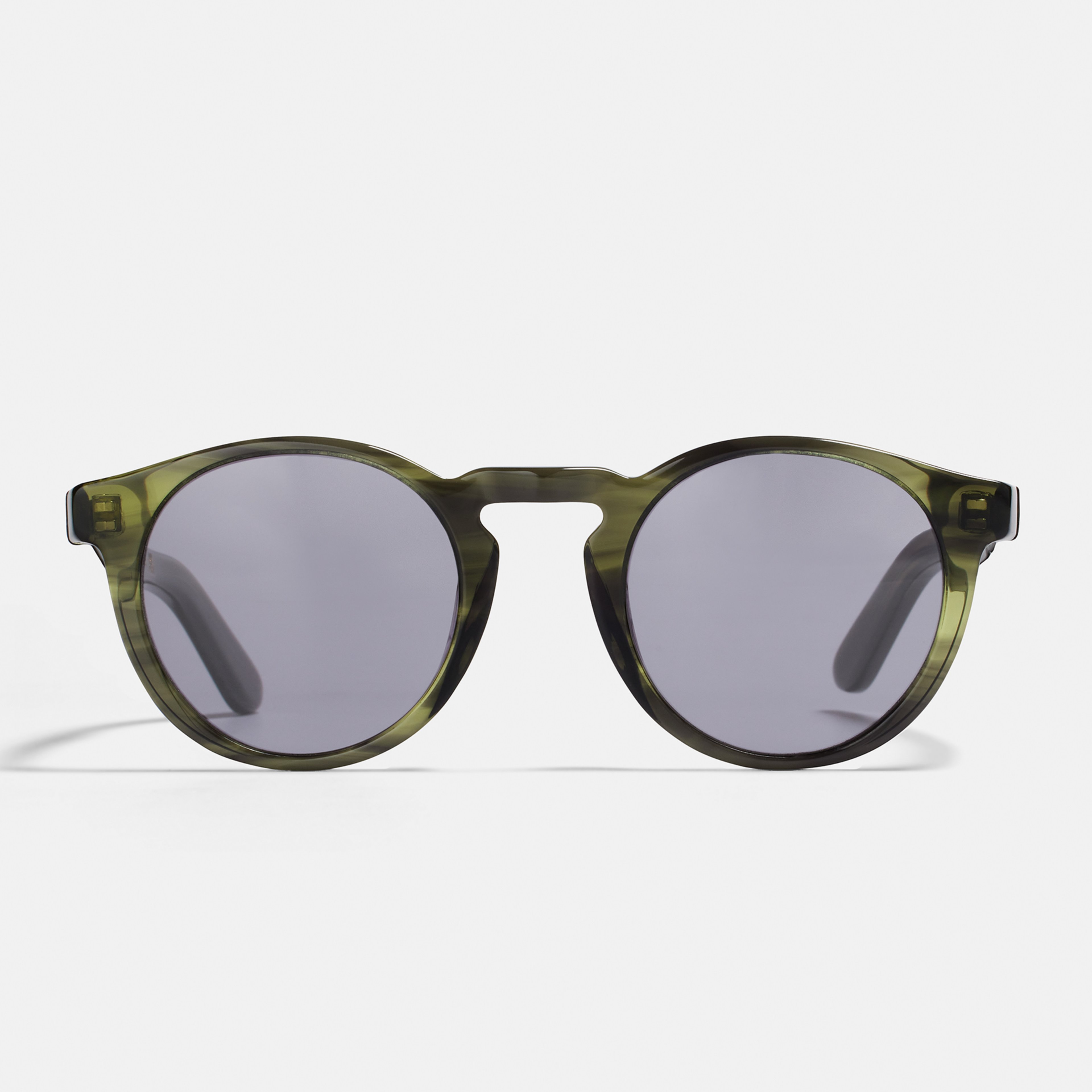 Ace & Tate Sunglasses | Round Acetate in Green