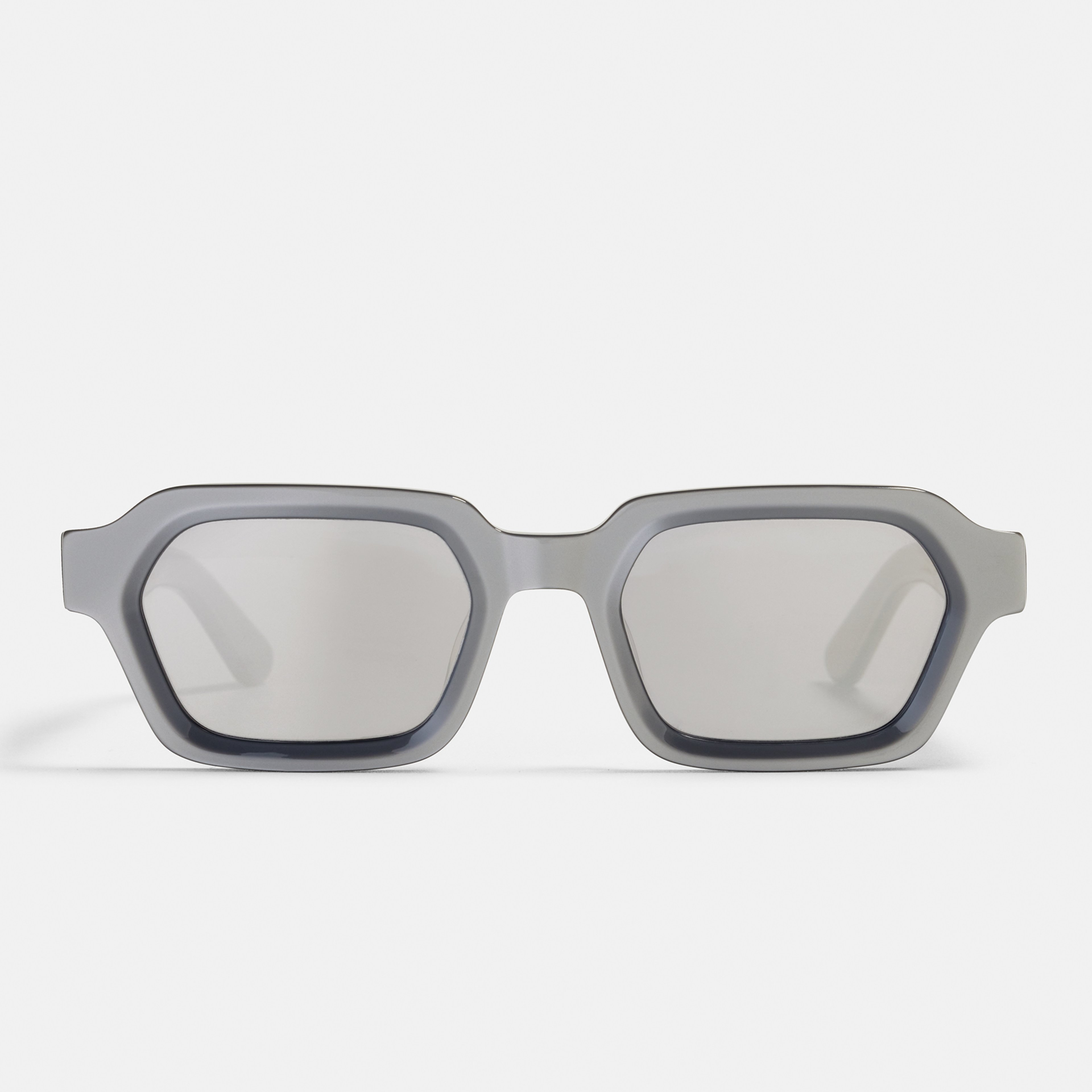 Ace & Tate Gafas de sol | rectangulares reciclado in Plateado