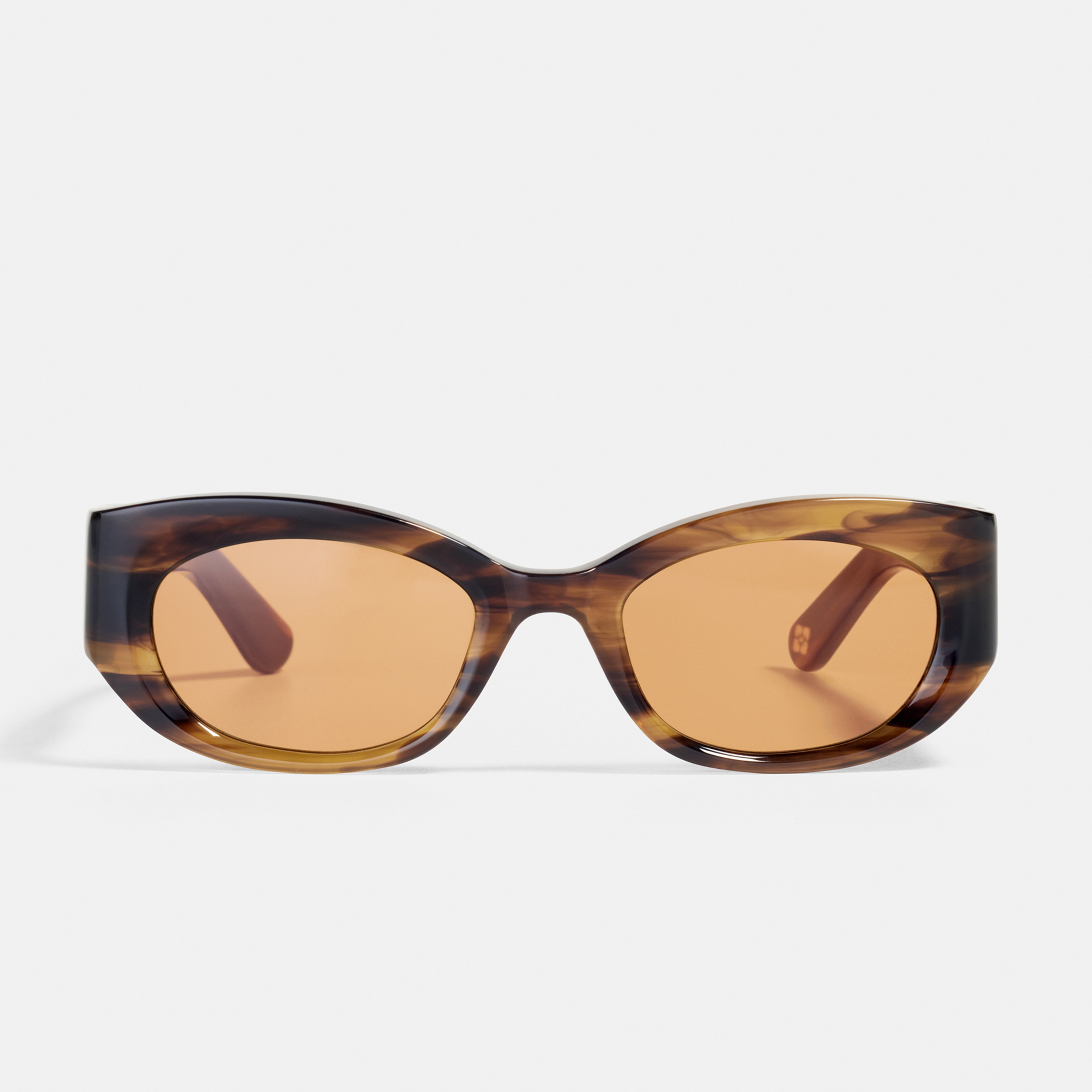 Ace & Tate Gafas de sol | rectangulares Renew acetato bío in Marrón, tortoise