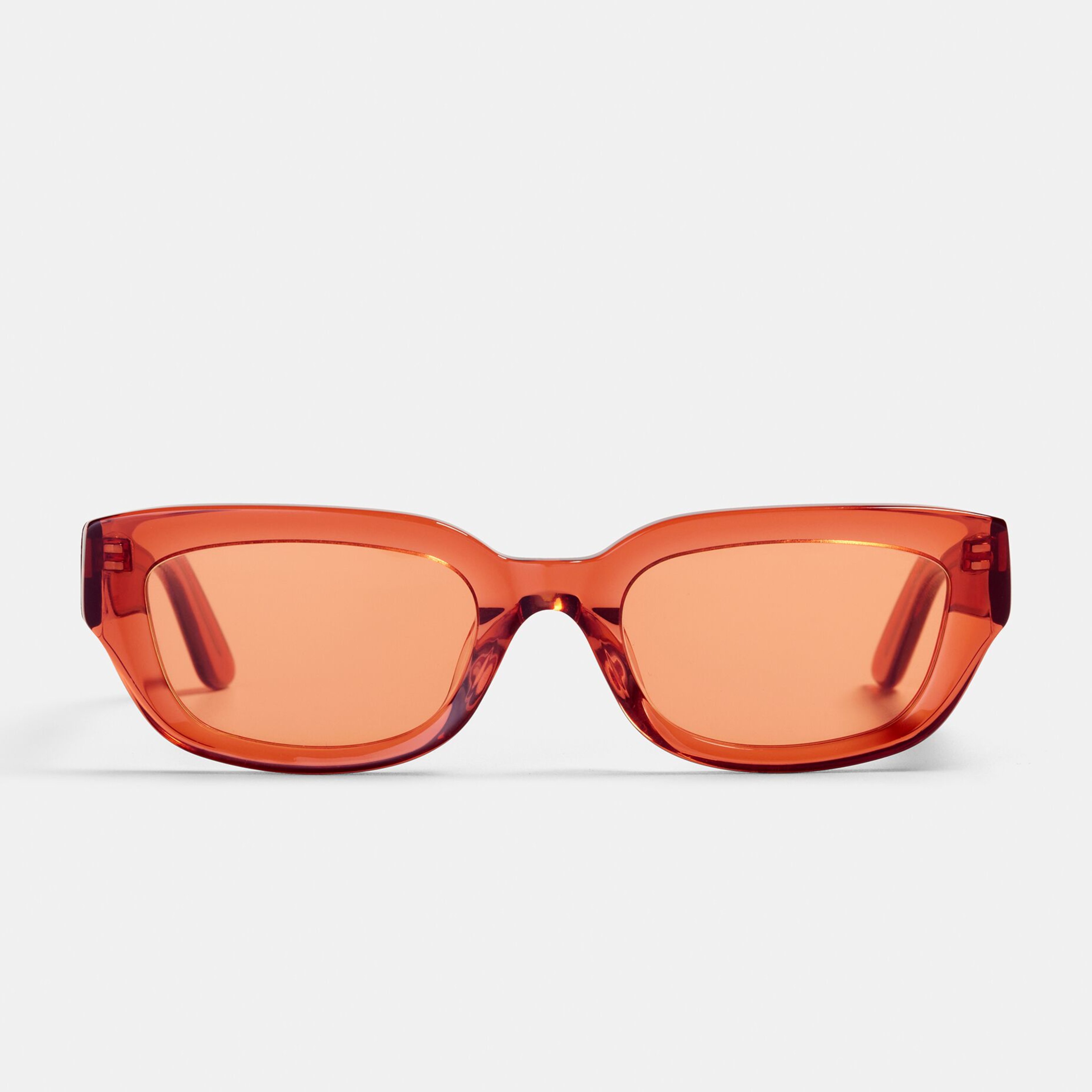 Ace & Tate Sunglasses | rectangle Renew bio acetate in Red