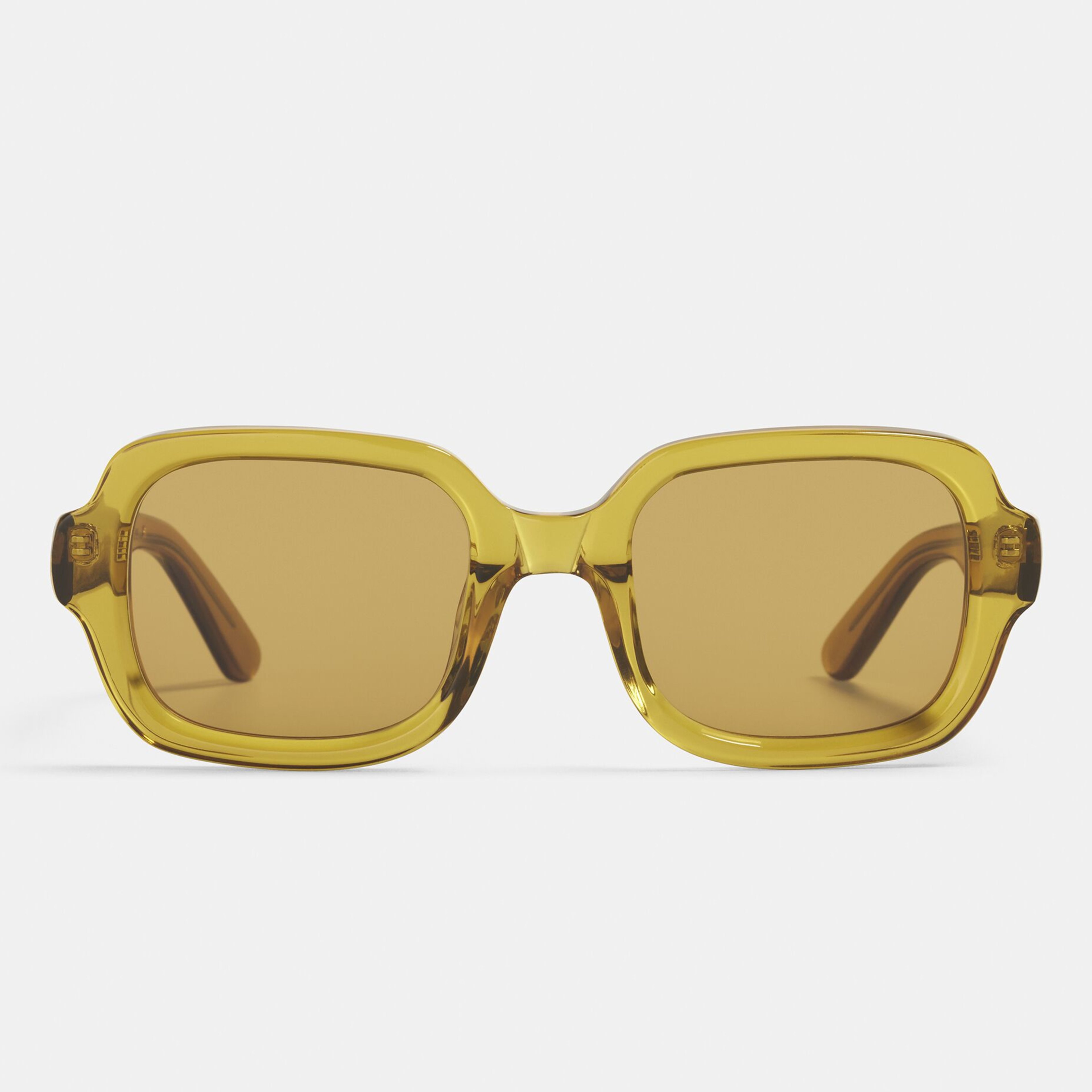 Ace & Tate Sunglasses | Square Renew bio acetate in Yellow