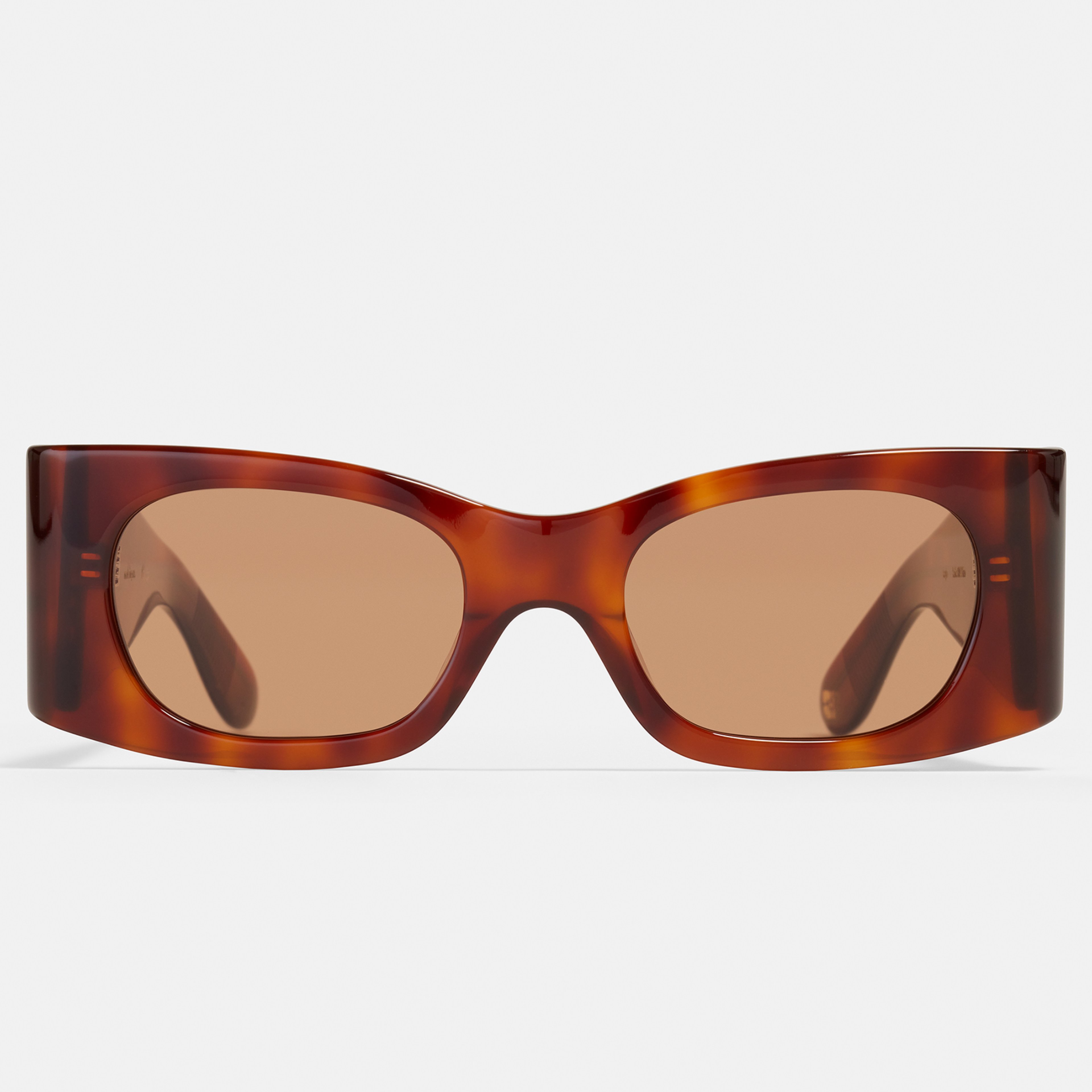 Ace & Tate Gafas de sol | rectangulares Renew acetato bío in Marrón