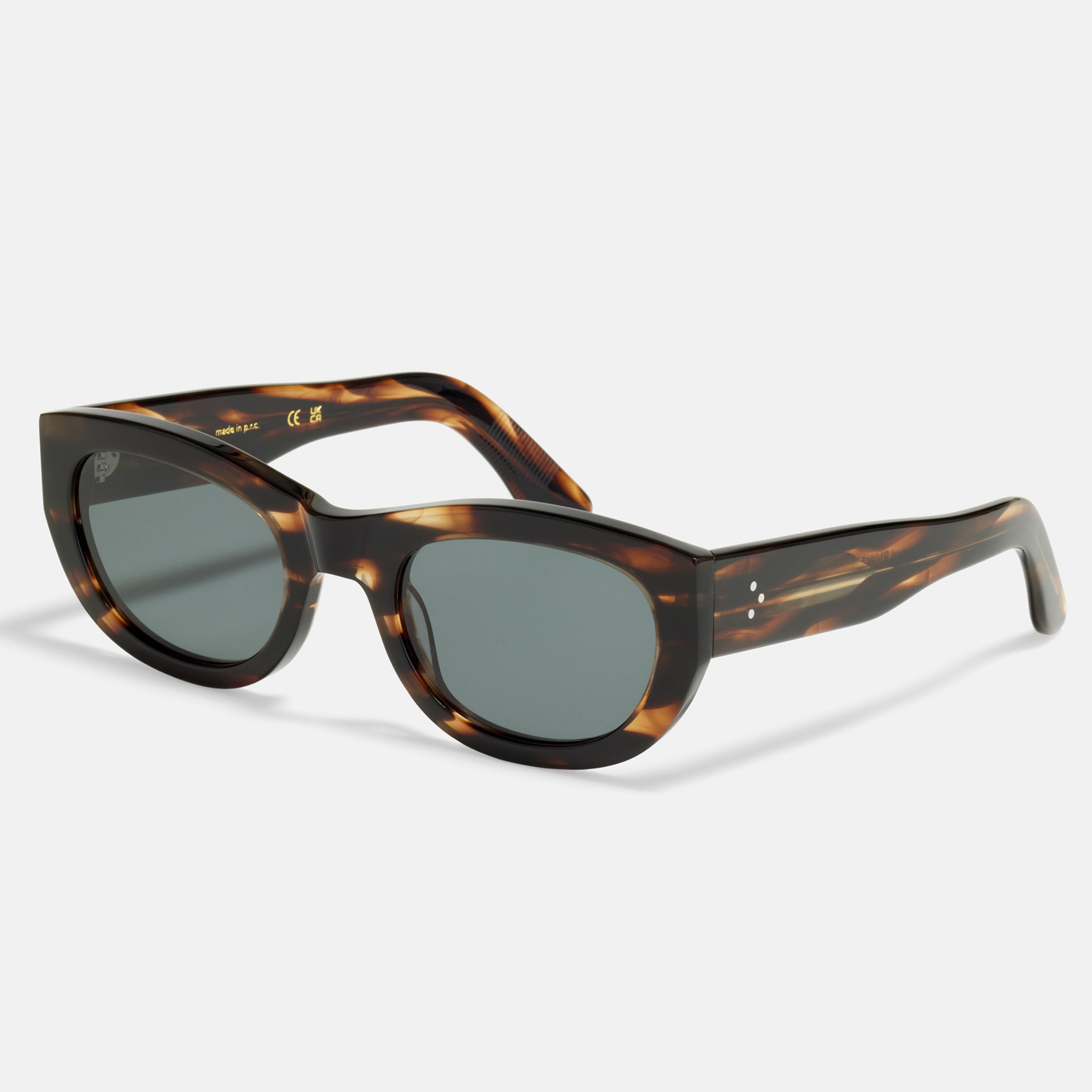 Ace & Tate Solaires | oval Renew bio-acétate in Orange