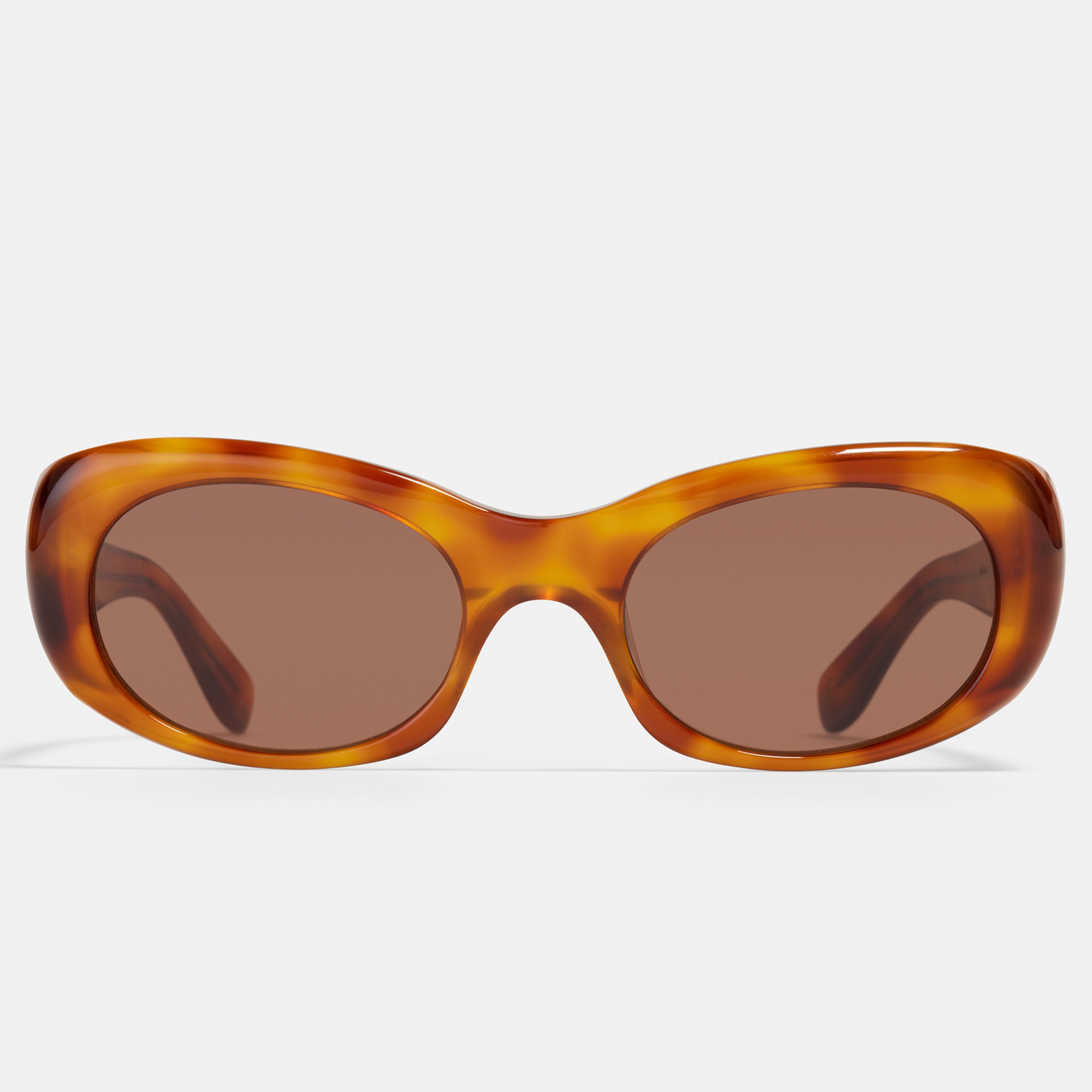 Ace & Tate Gafas de sol | oval Acetato bío in Marrón